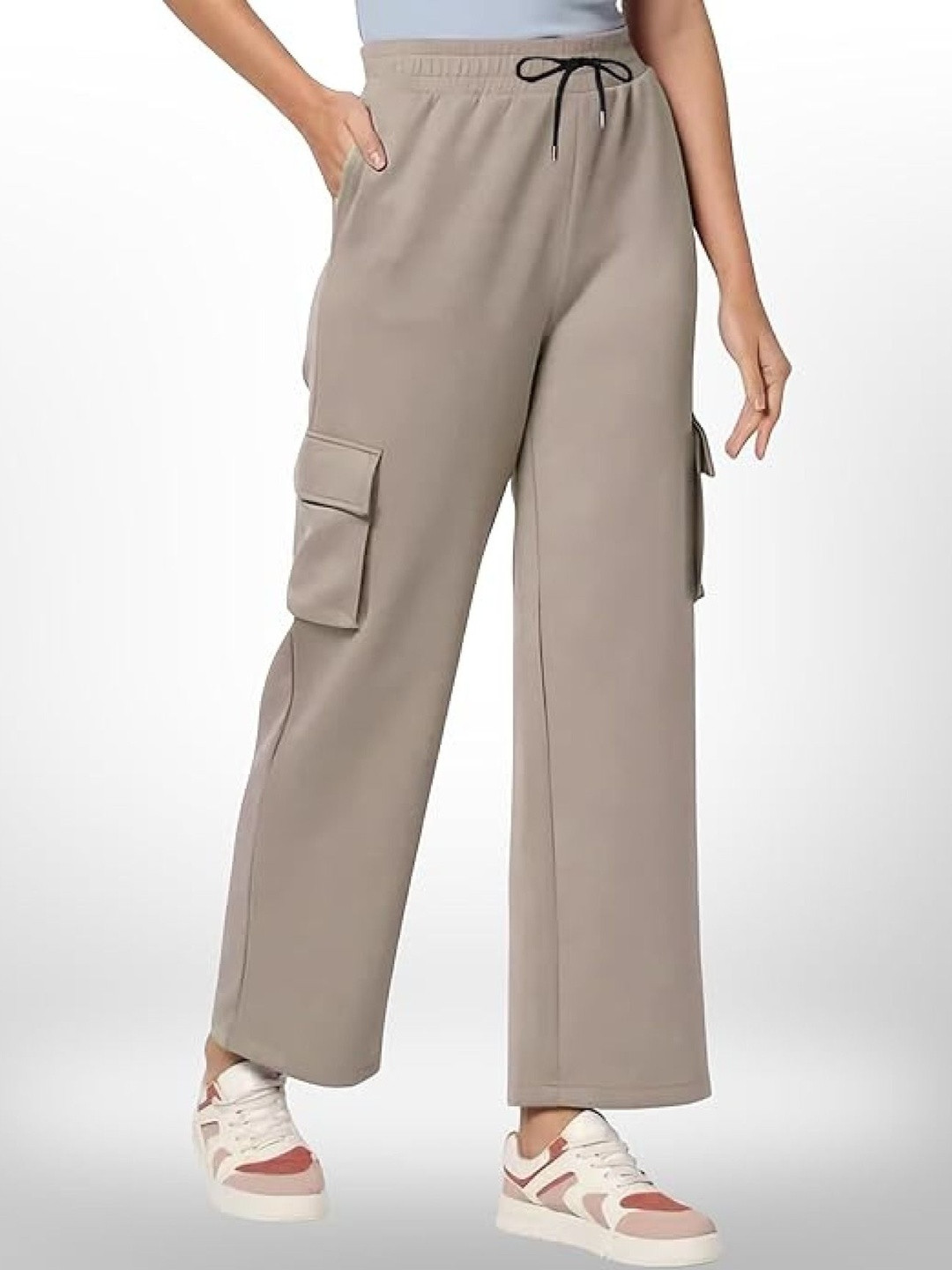 ERUDITE CLUB Women Mid Rise Track Pants