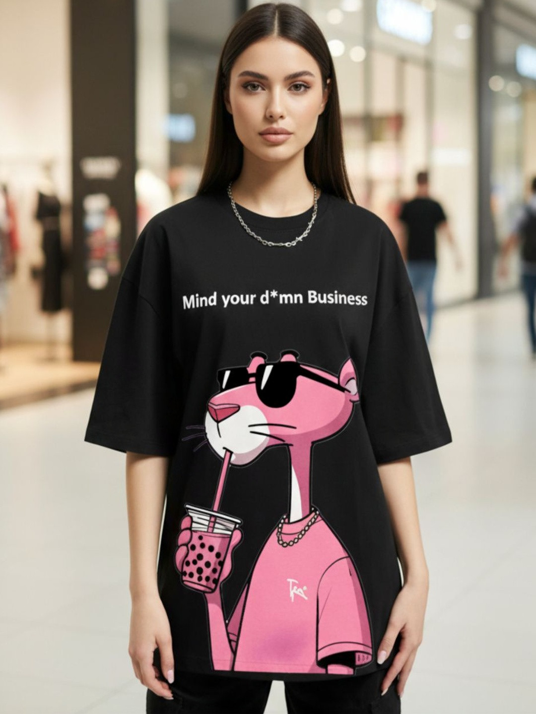 UG Fashion Women Printed Drop-Shoulder Sleeves 1 T-shirt
