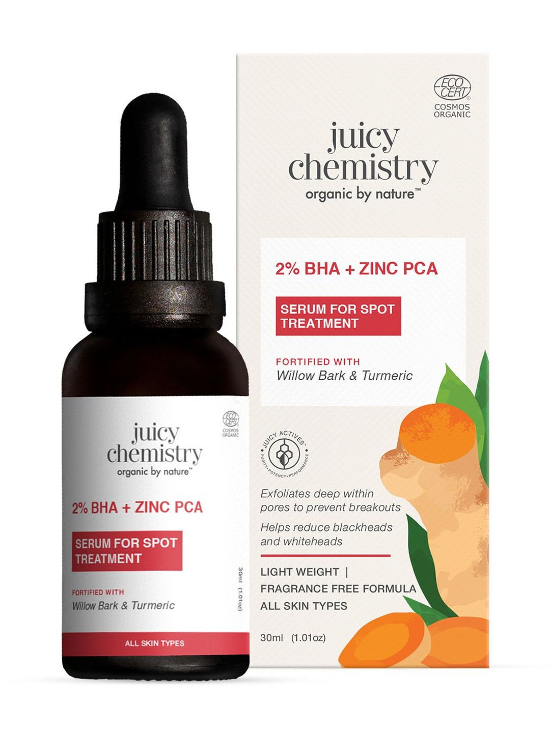 Juicy Chemistry 2% BHA + Zinc PCA Serum- 30 ml