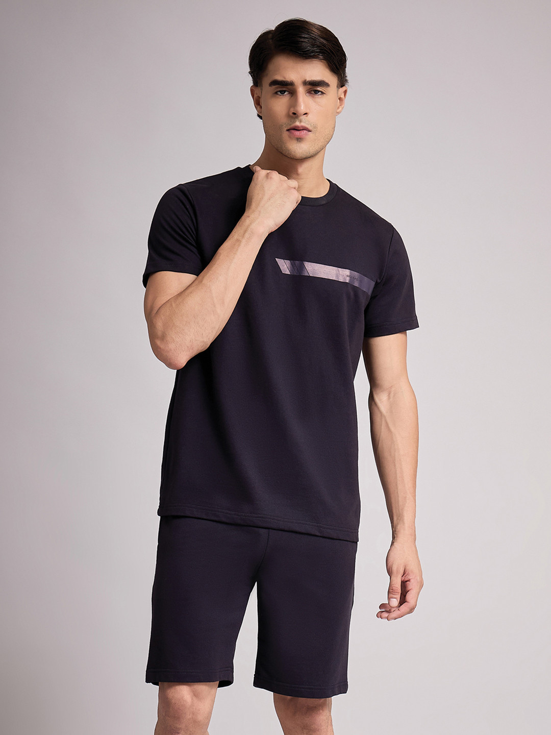 Sweet Dreams Men Printed T-shirt with Shorts