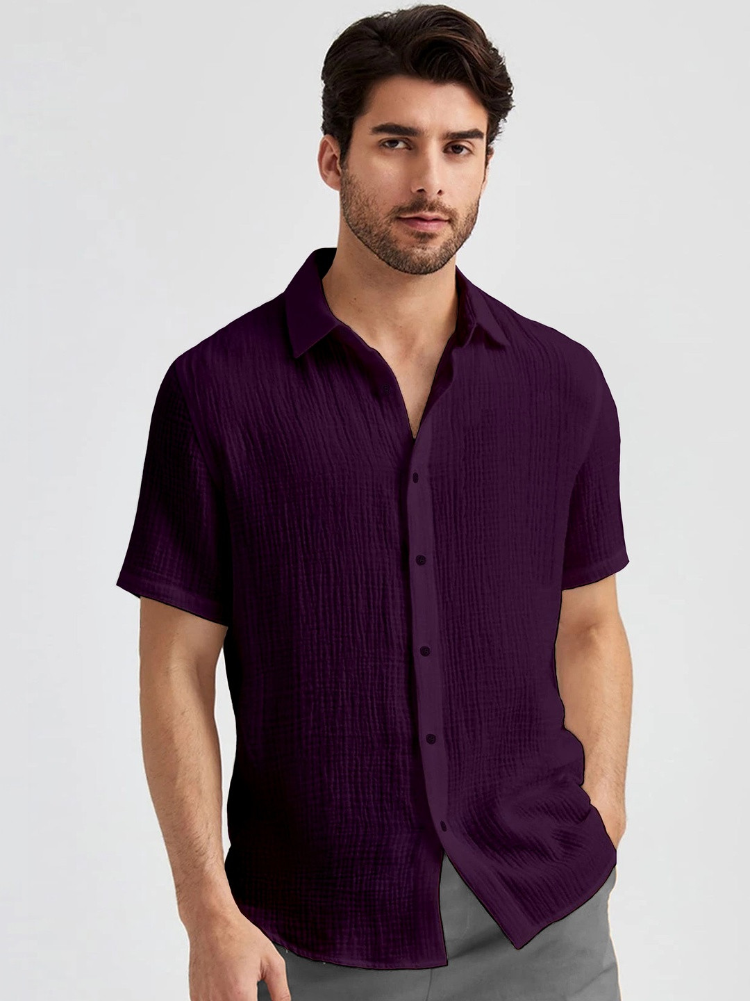 Moda Rapido Men Classic Slim Fit Casual Shirt
