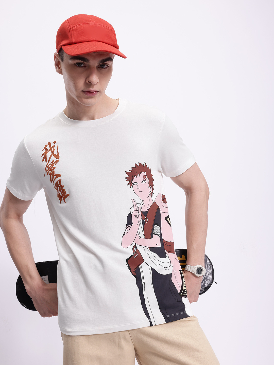 Kook N Keech Naruto Printed T-shirt