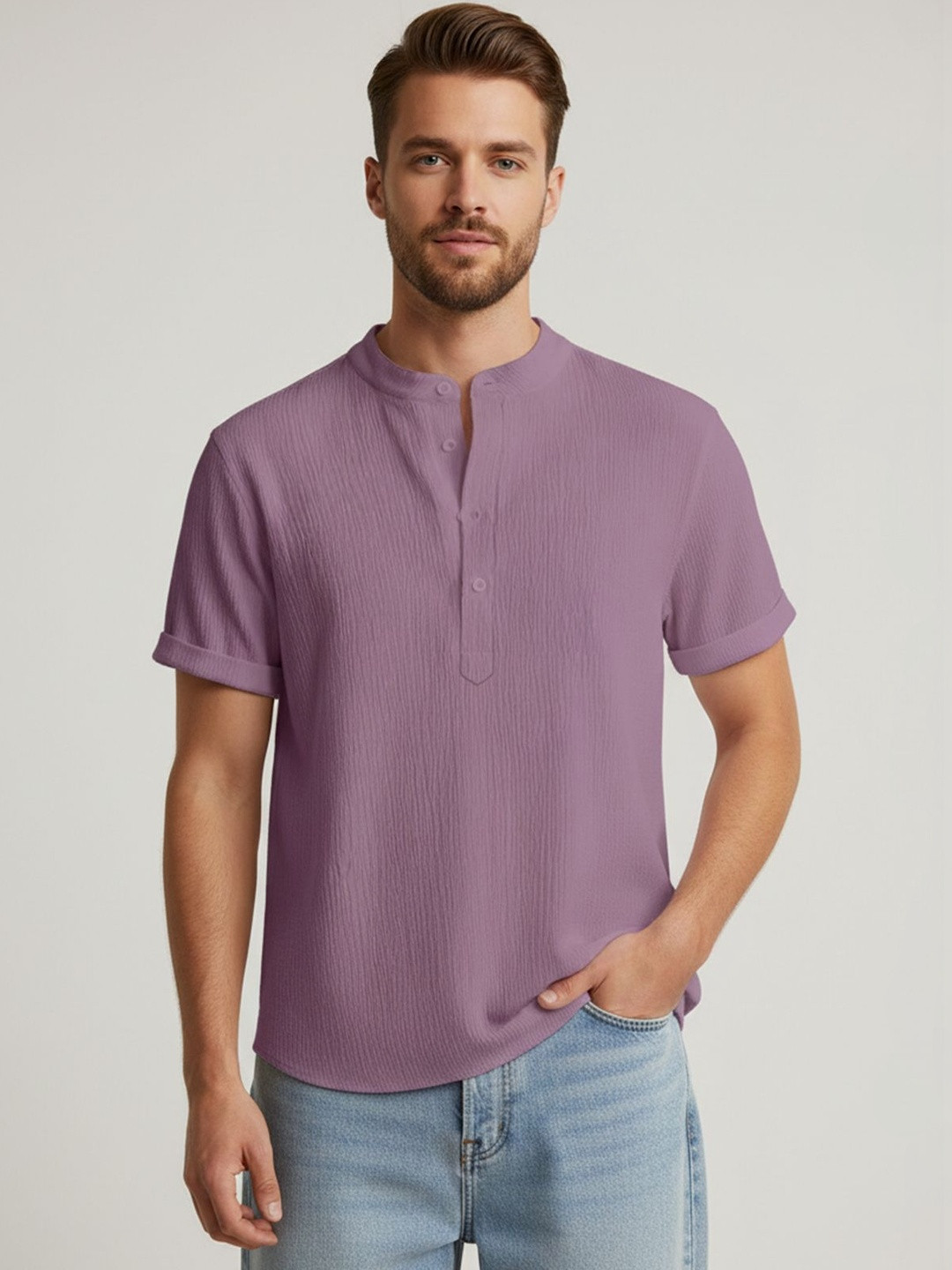 Moda Rapido Men Classic Slim Fit Casual Shirt