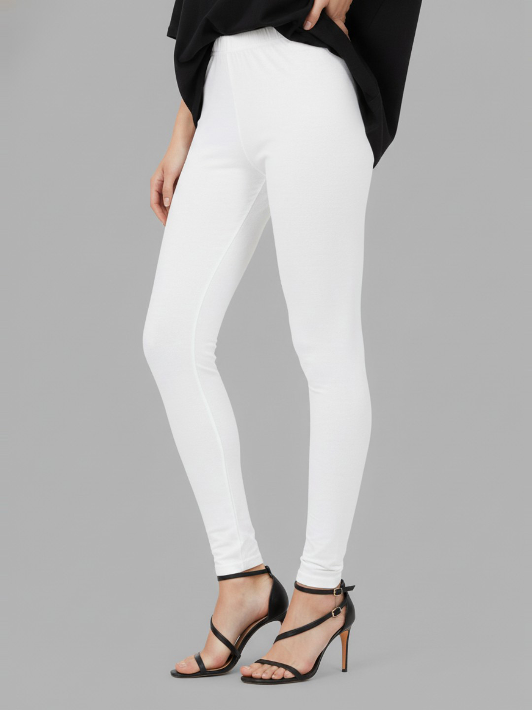 AIOQ Pure Cotton Ankle Length Leggings
