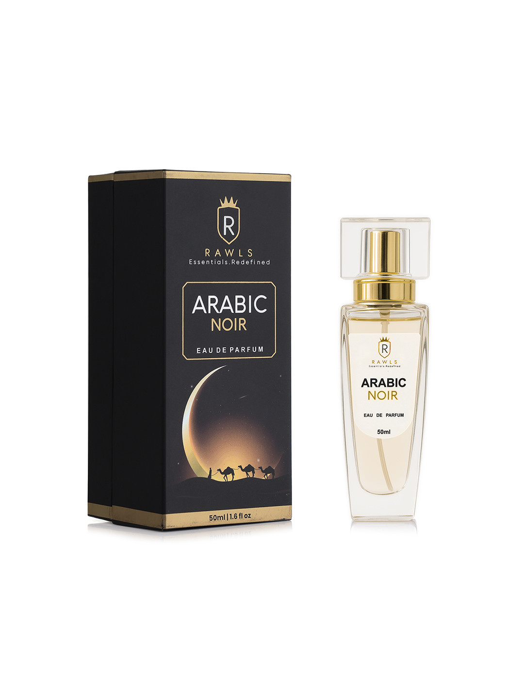 RAWLS Arabic Noir Long Lasting Eau De Parfum - 50 ml