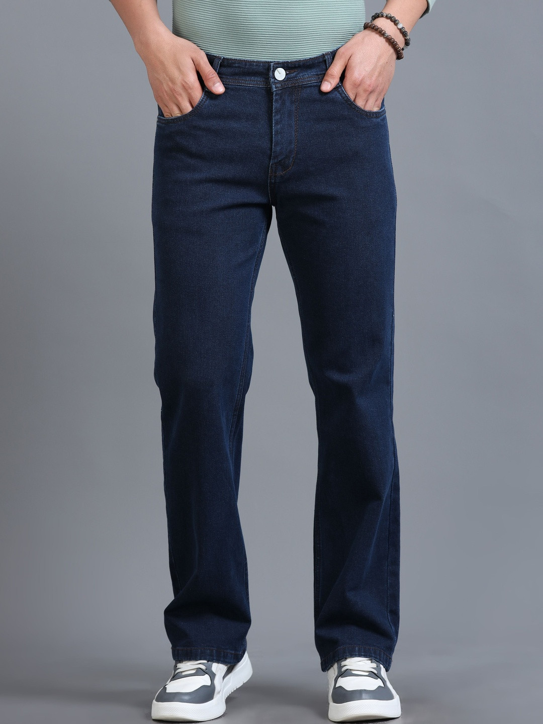 Kolor Fusion Men Smart Bootcut Mid-Rise Stretchable Jeans
