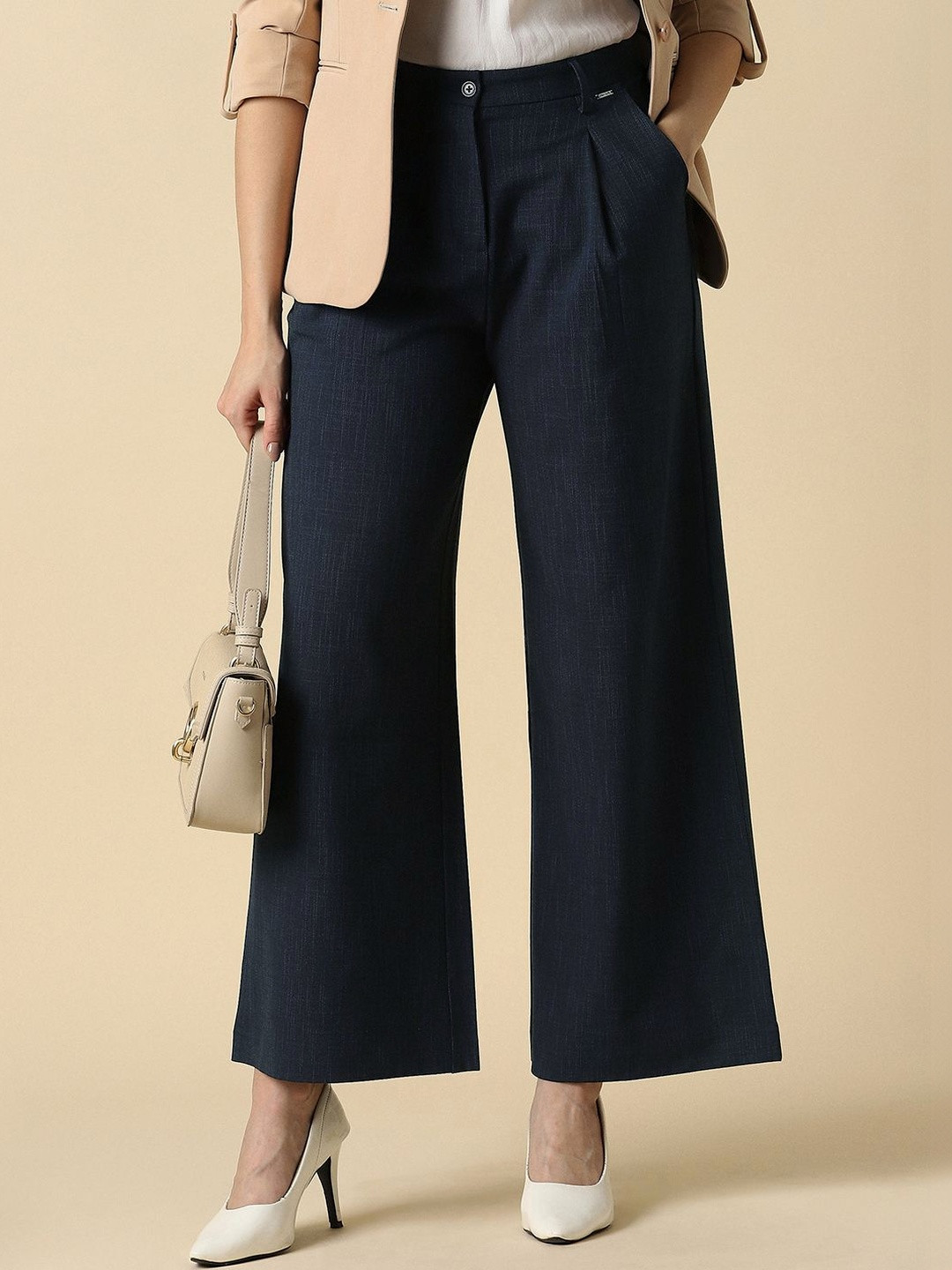 Allen Solly Woman Women Pleated Trousers