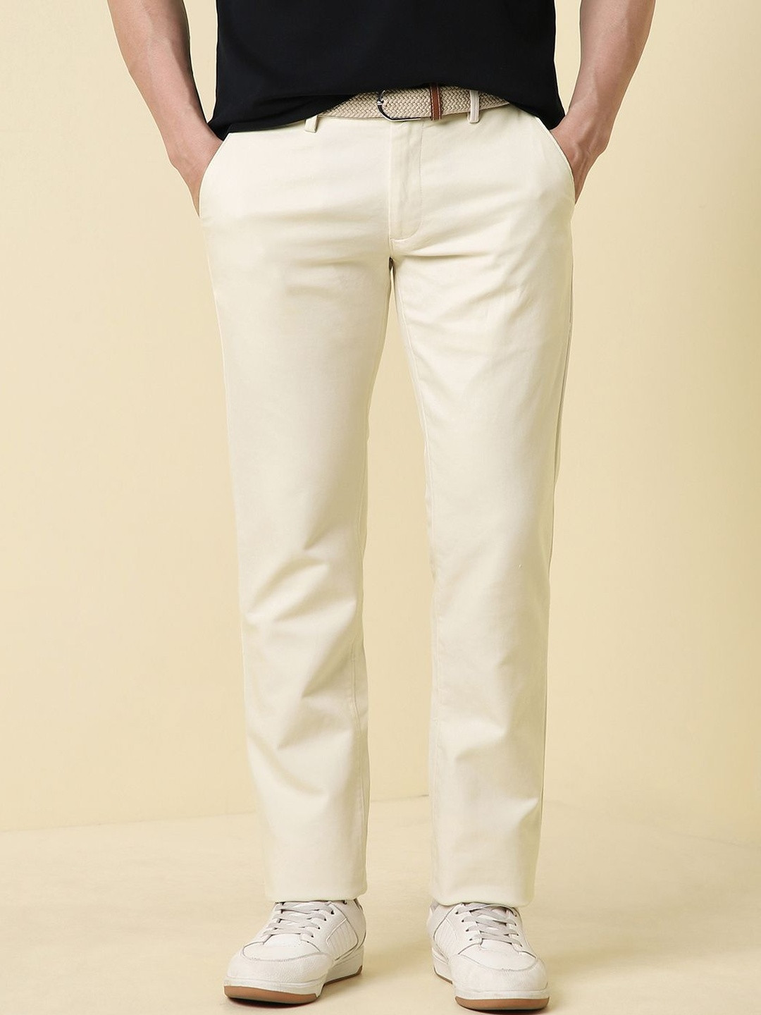 Allen Solly Men Slim Fit Chinos Trousers