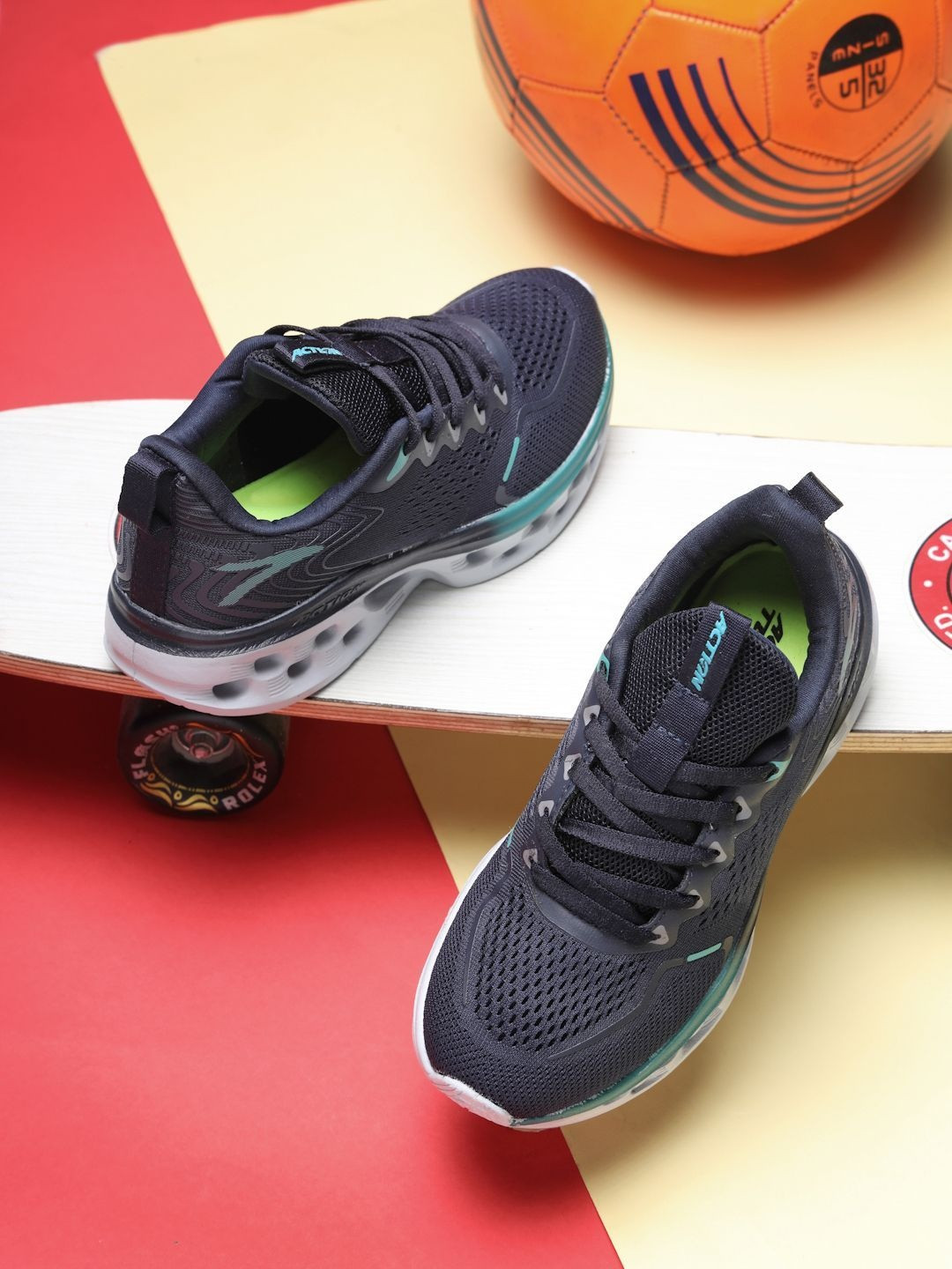 Action Boys Mesh Running Non-Marking Shoes