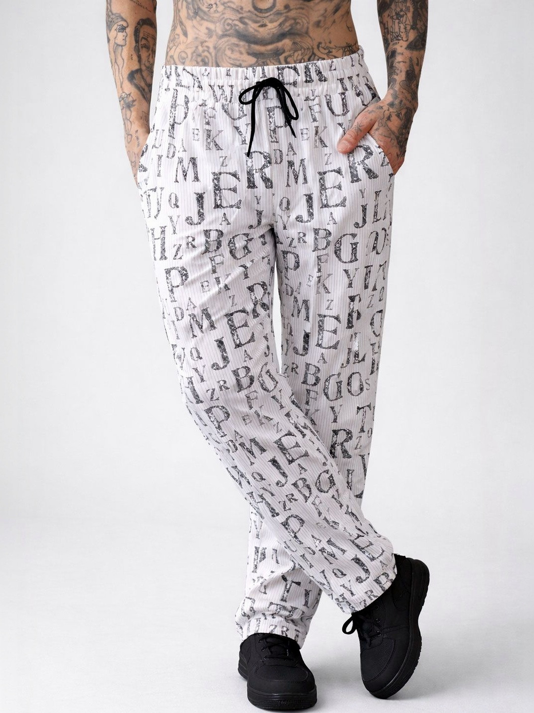 MaverIQ Men Printed Mid-Rise Track Pants