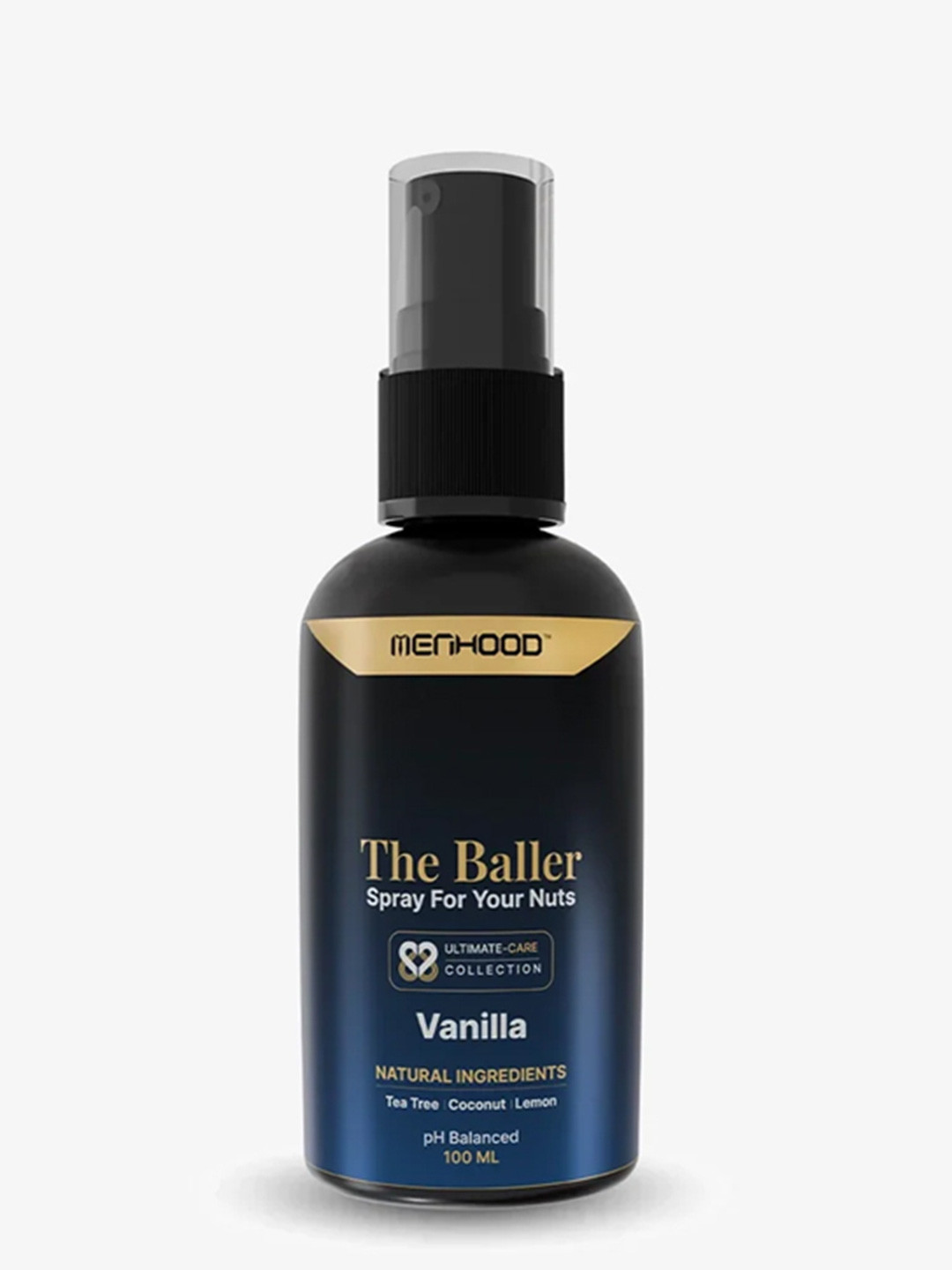 Menhood Men The Baller- Fresh Spray Private Parts Intimate Perfume Vanilla - 100ML