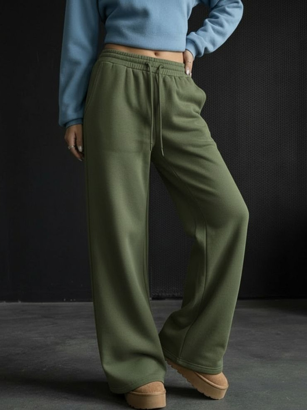 dockstreet Women Mid-Rise Track Pants
