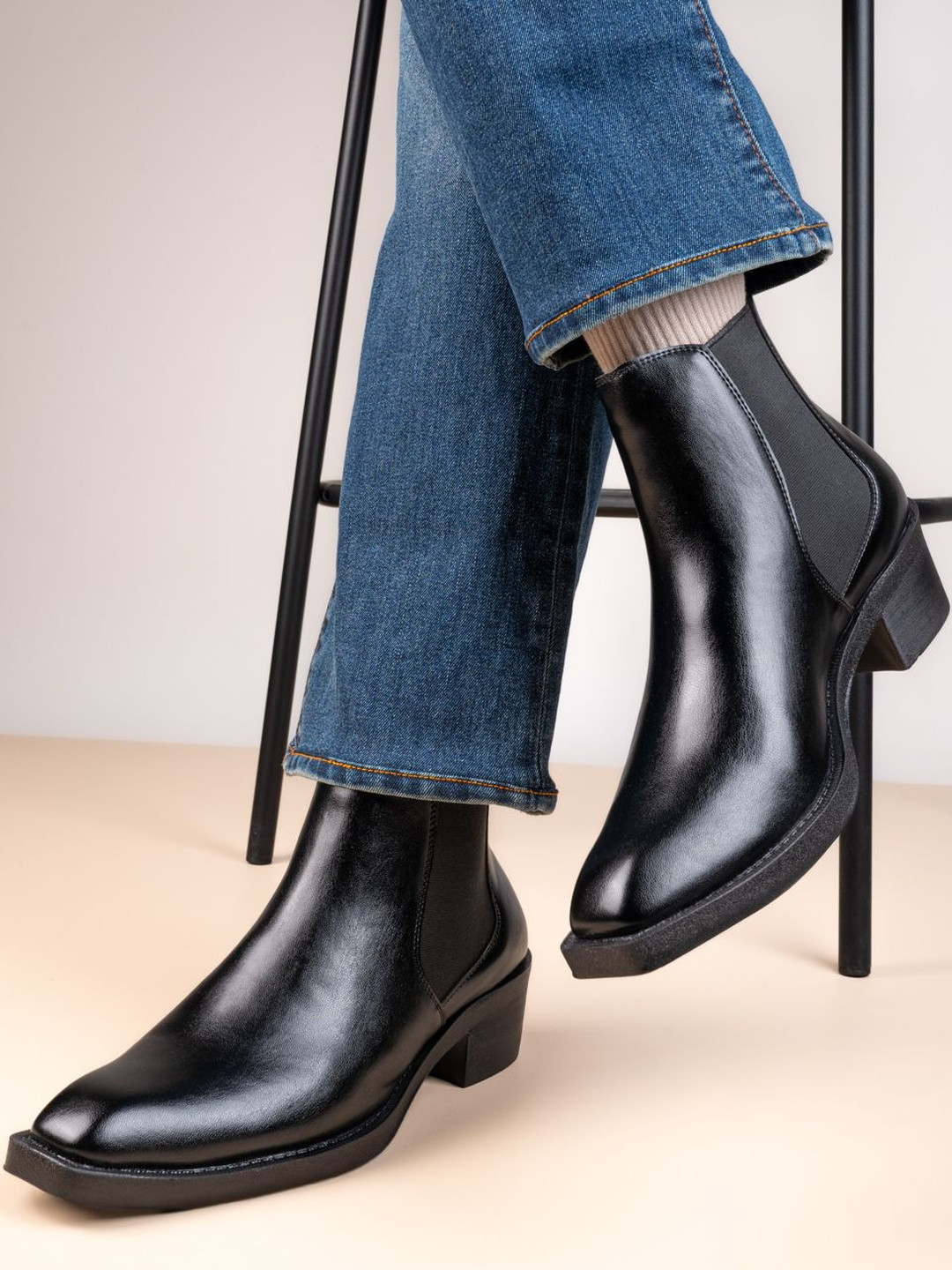 FRANKROMELLO Men Slip-On Chelsea Boots
