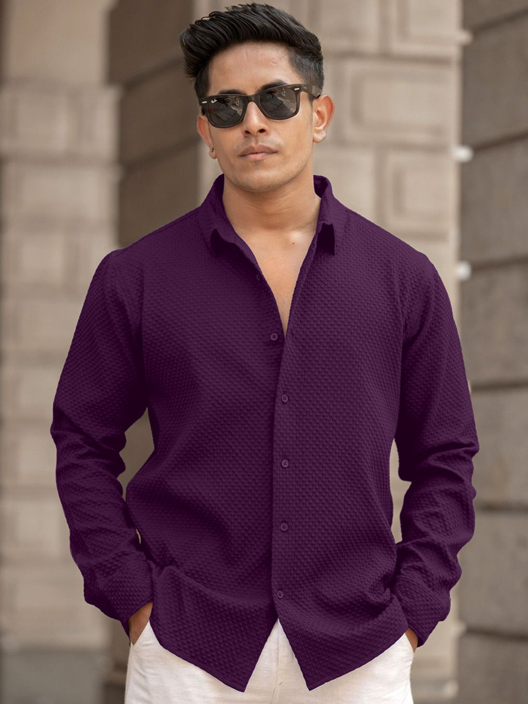 Moda Rapido Men Classic Slim Fit Casual Shirt