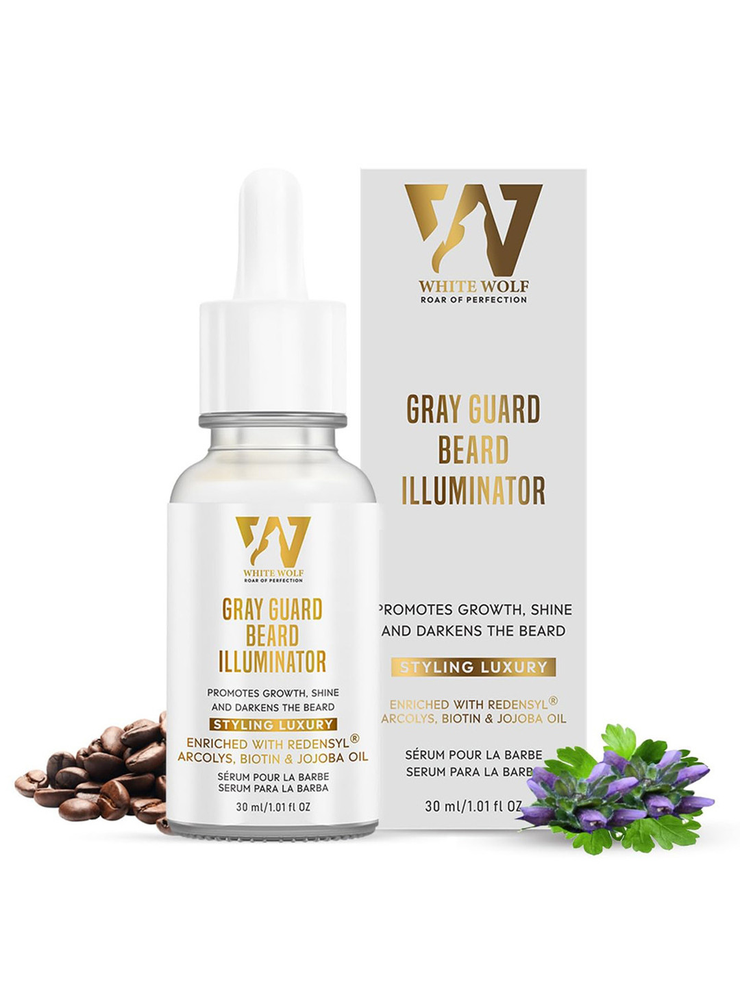 White Wolf Gray Guard Beard Illuminating Serum - 30 ml