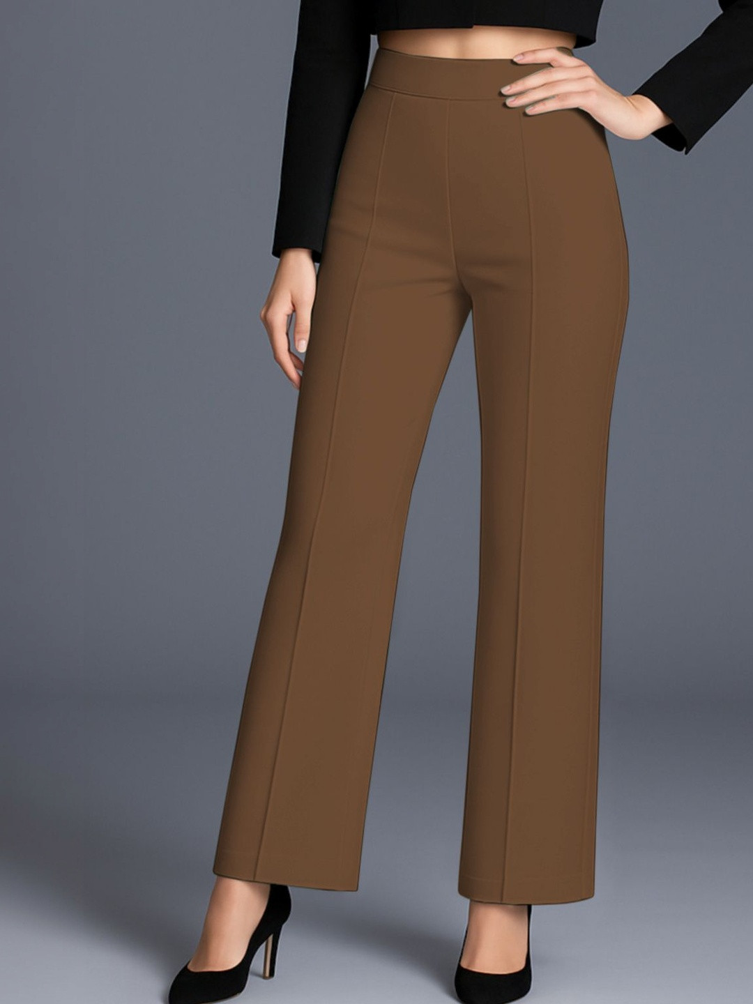 SWADESI STUFF Women Relaxed Easy Wash Trousers