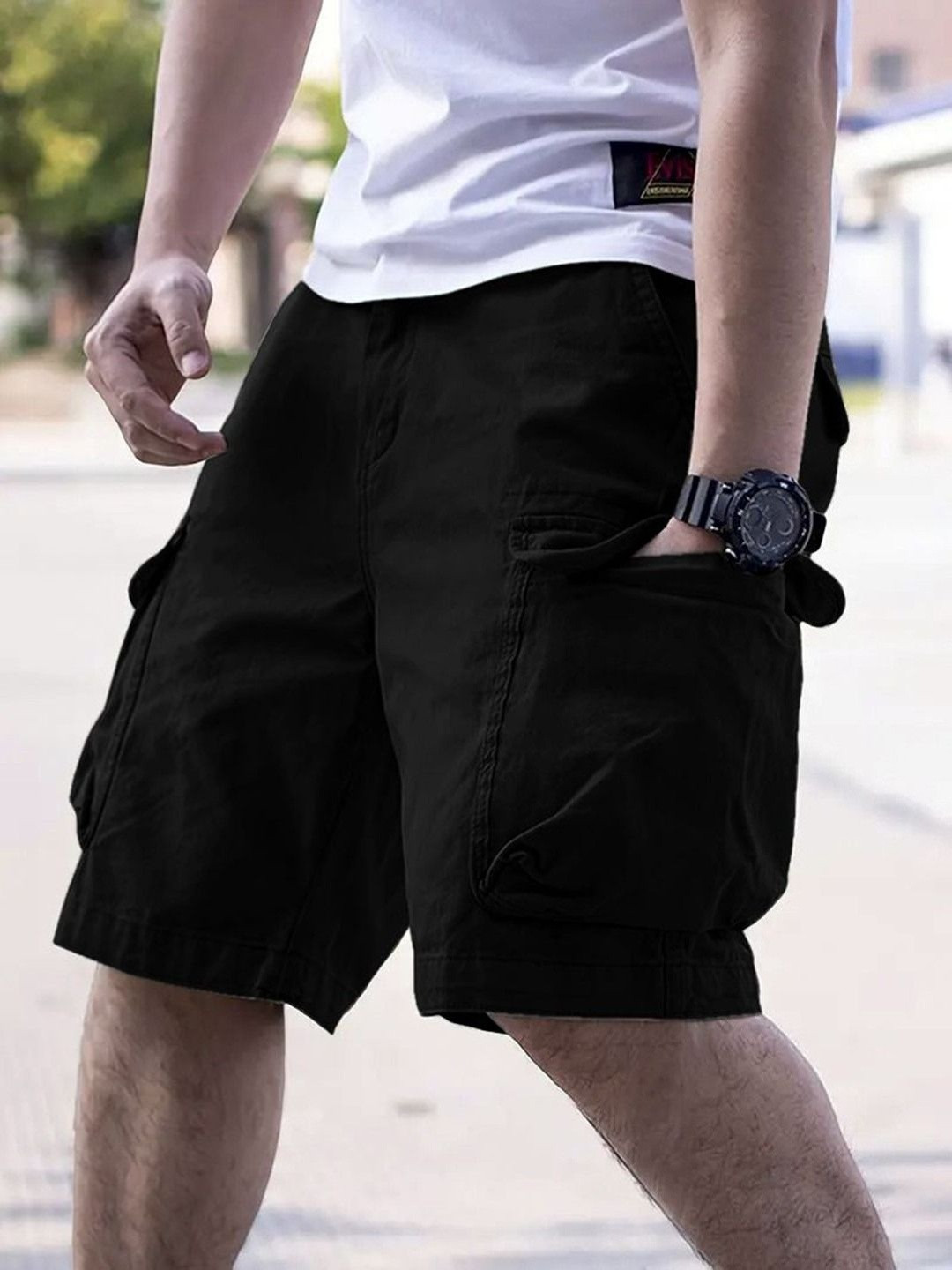 COMBRAIDED Men Cargo Shorts