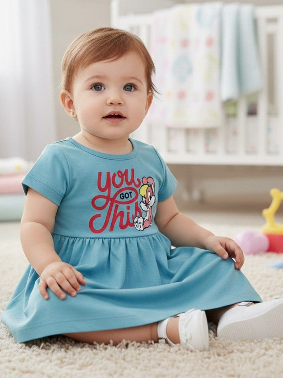 YK X Minute Mirth Print A-Line Dress