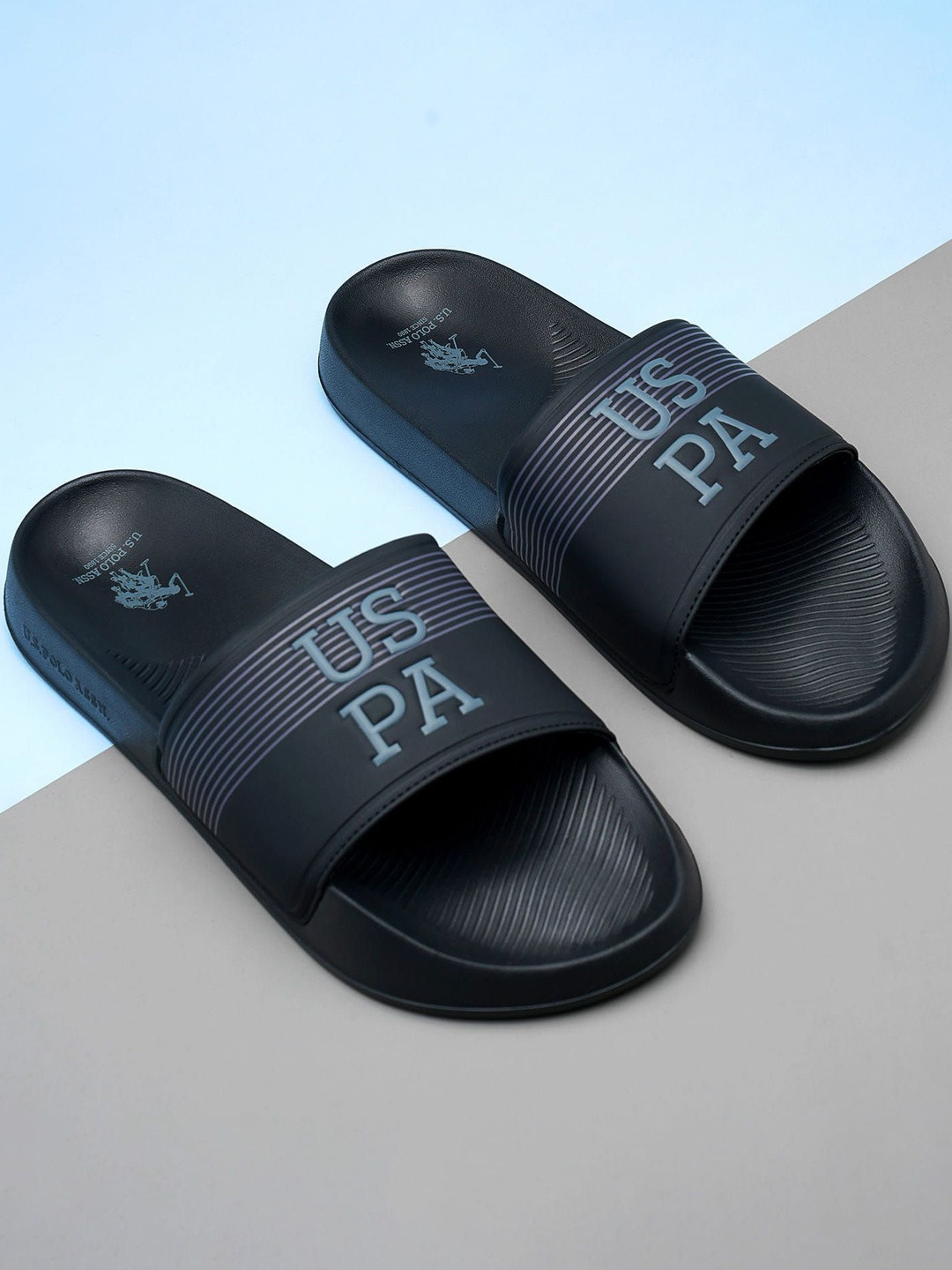 U.S. Polo Assn. Men Printed Sliders