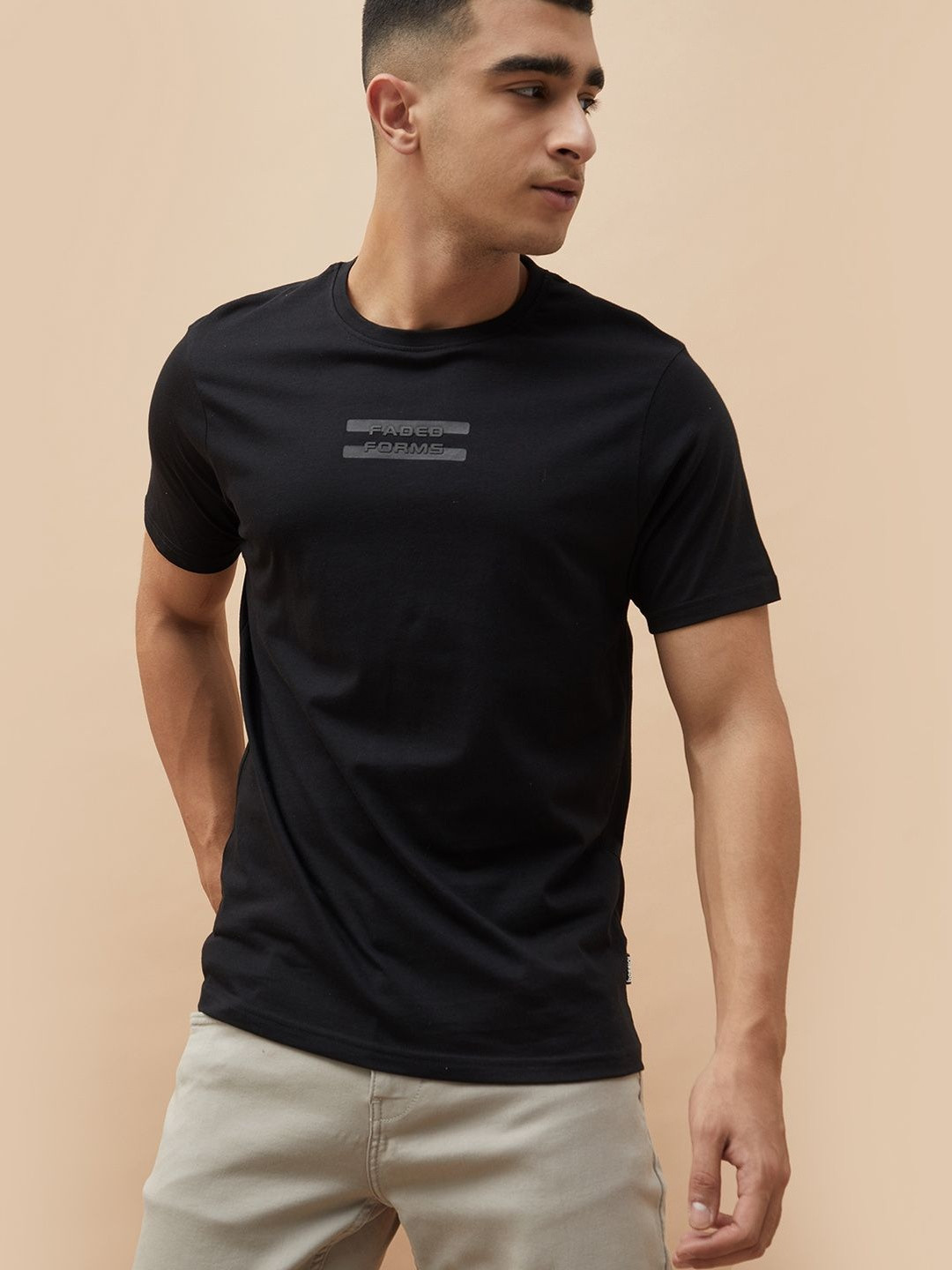 Bossini Men Typography Printed T-shirt