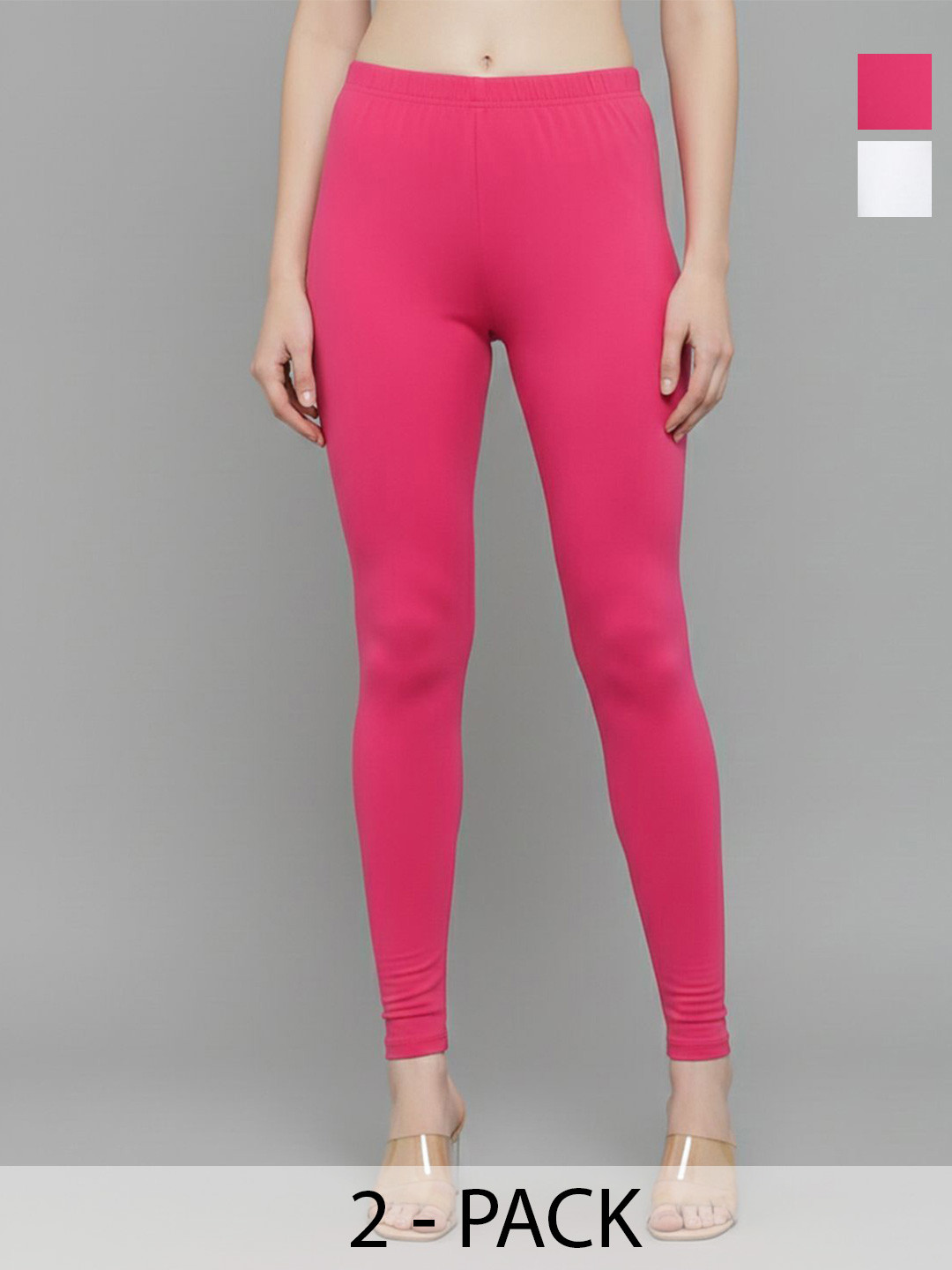 ZAYANQA Pack of 2 Ankle Length Leggings