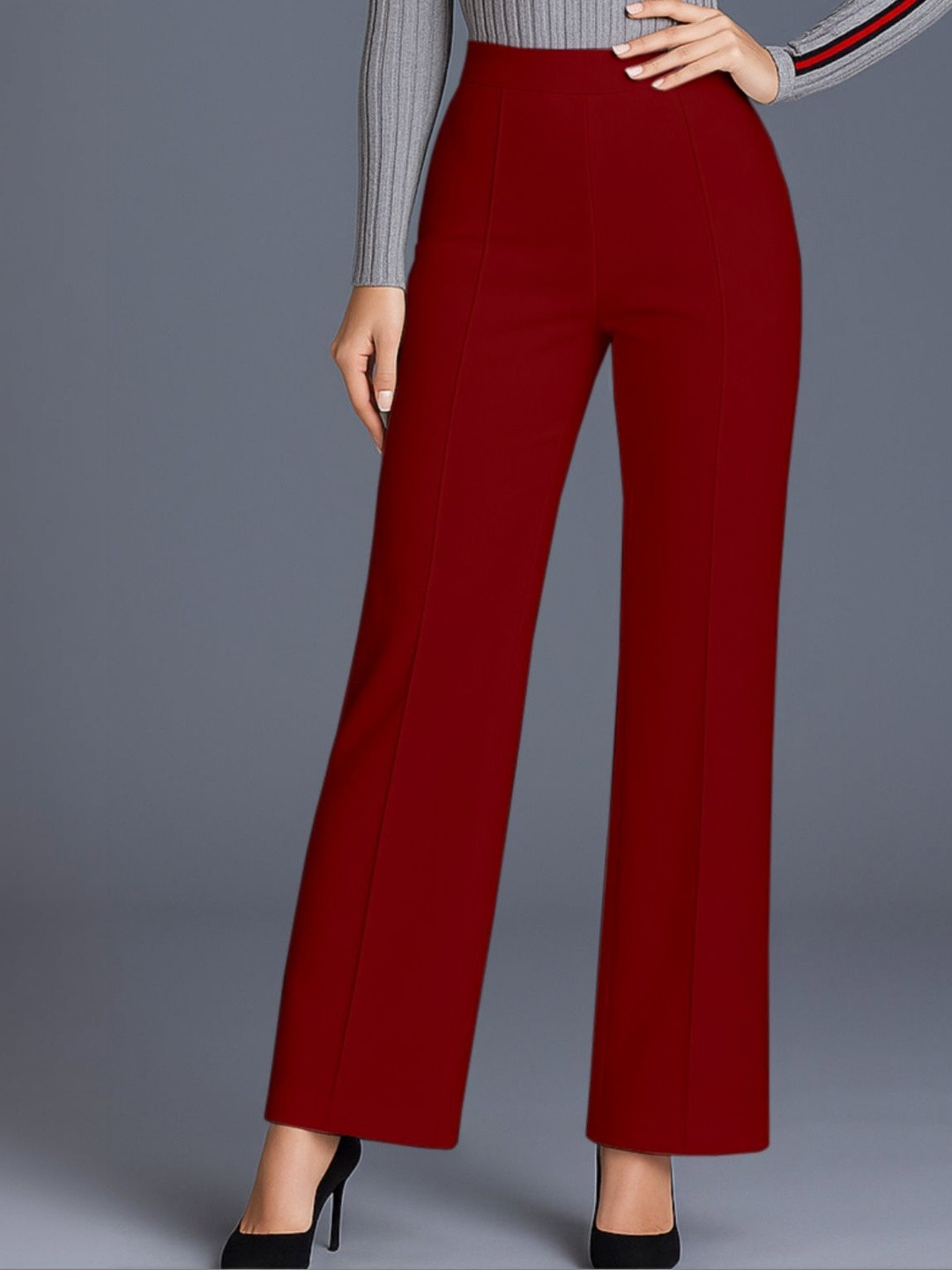 SWADESI STUFF Women Relaxed Easy Wash Trousers