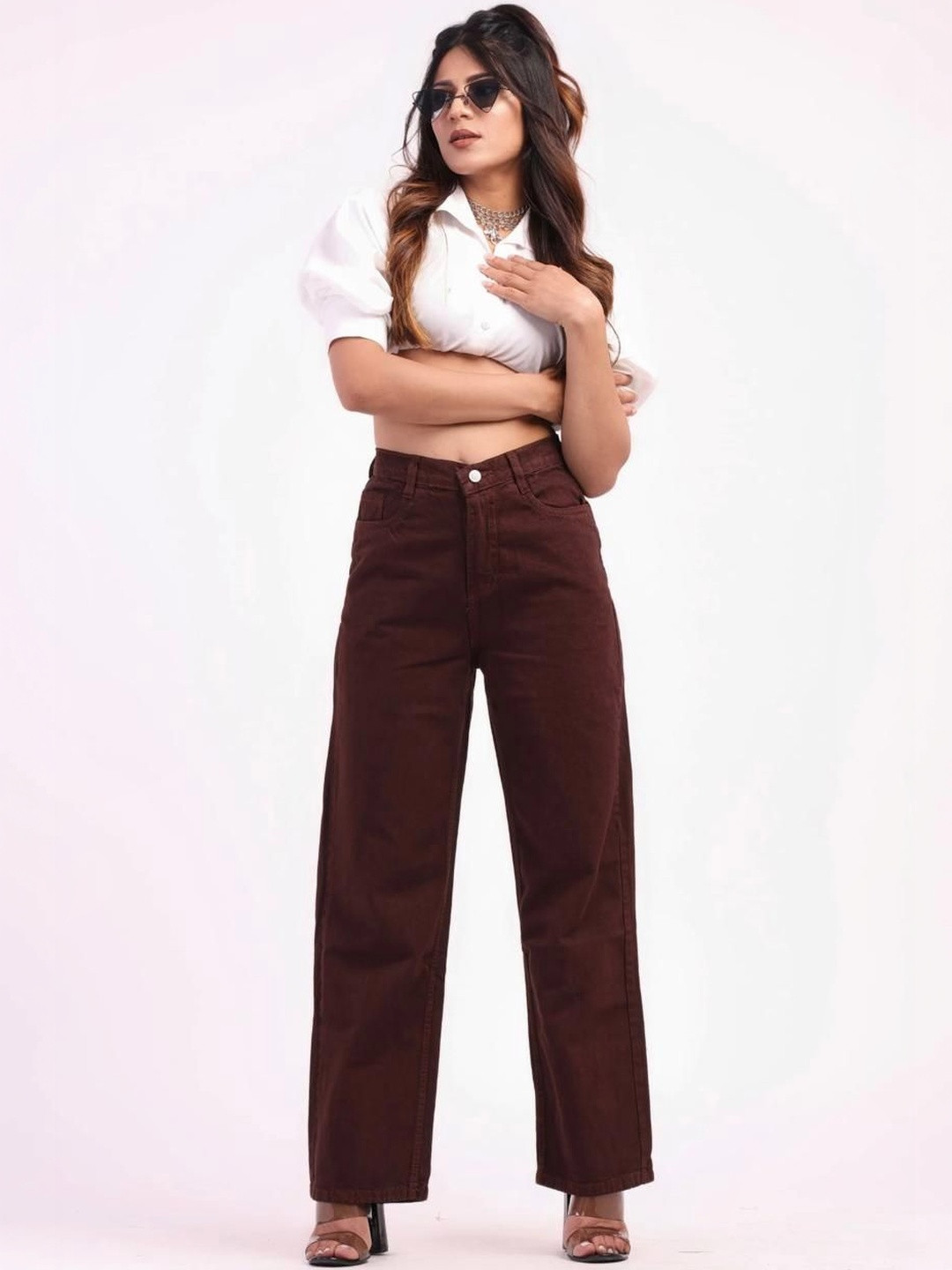Chemistry Women Straight Fit High-Rise Stretchable Jeans