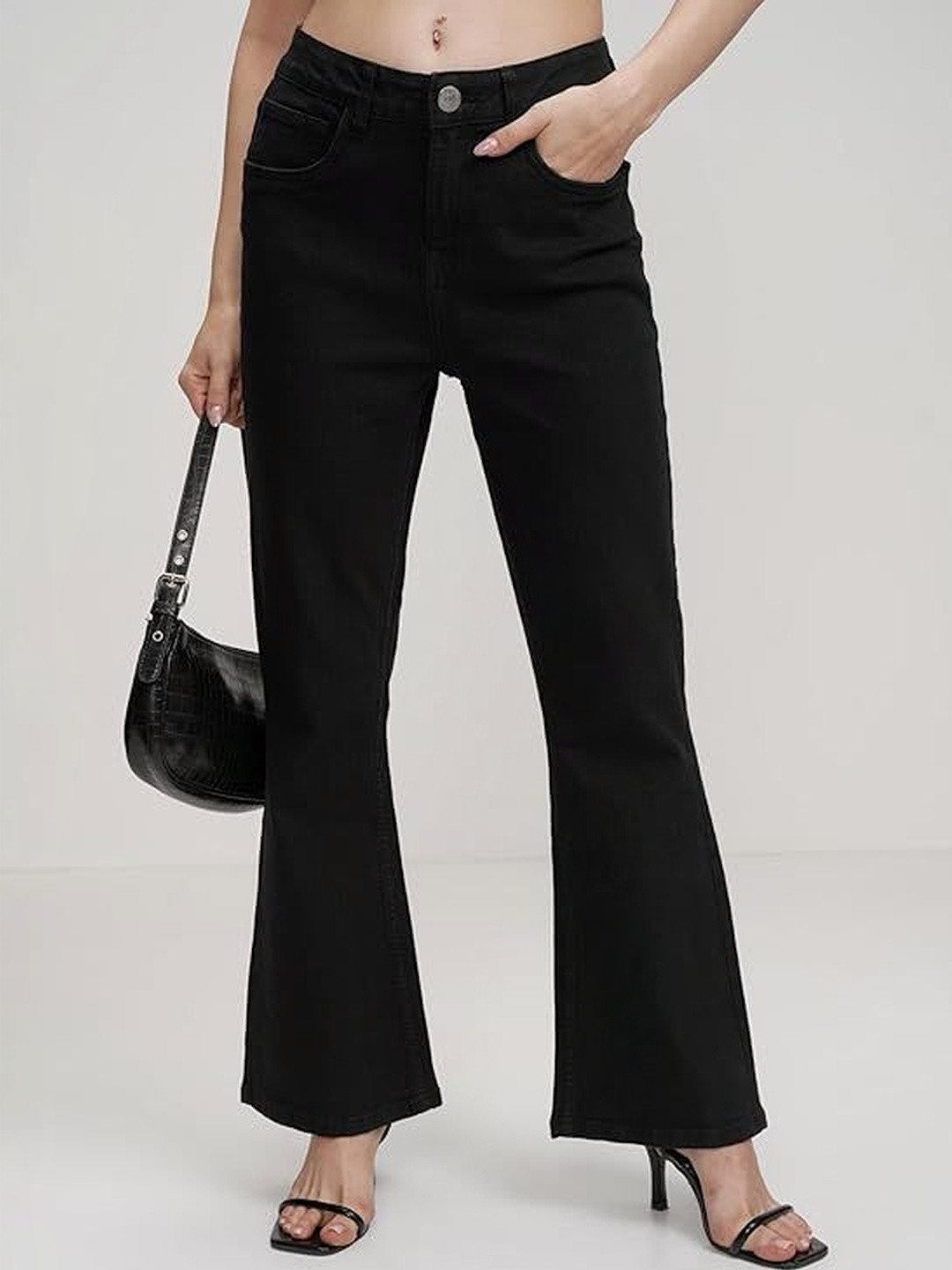 Chemistry Women Bootcut High-Rise Stretchable Jeans