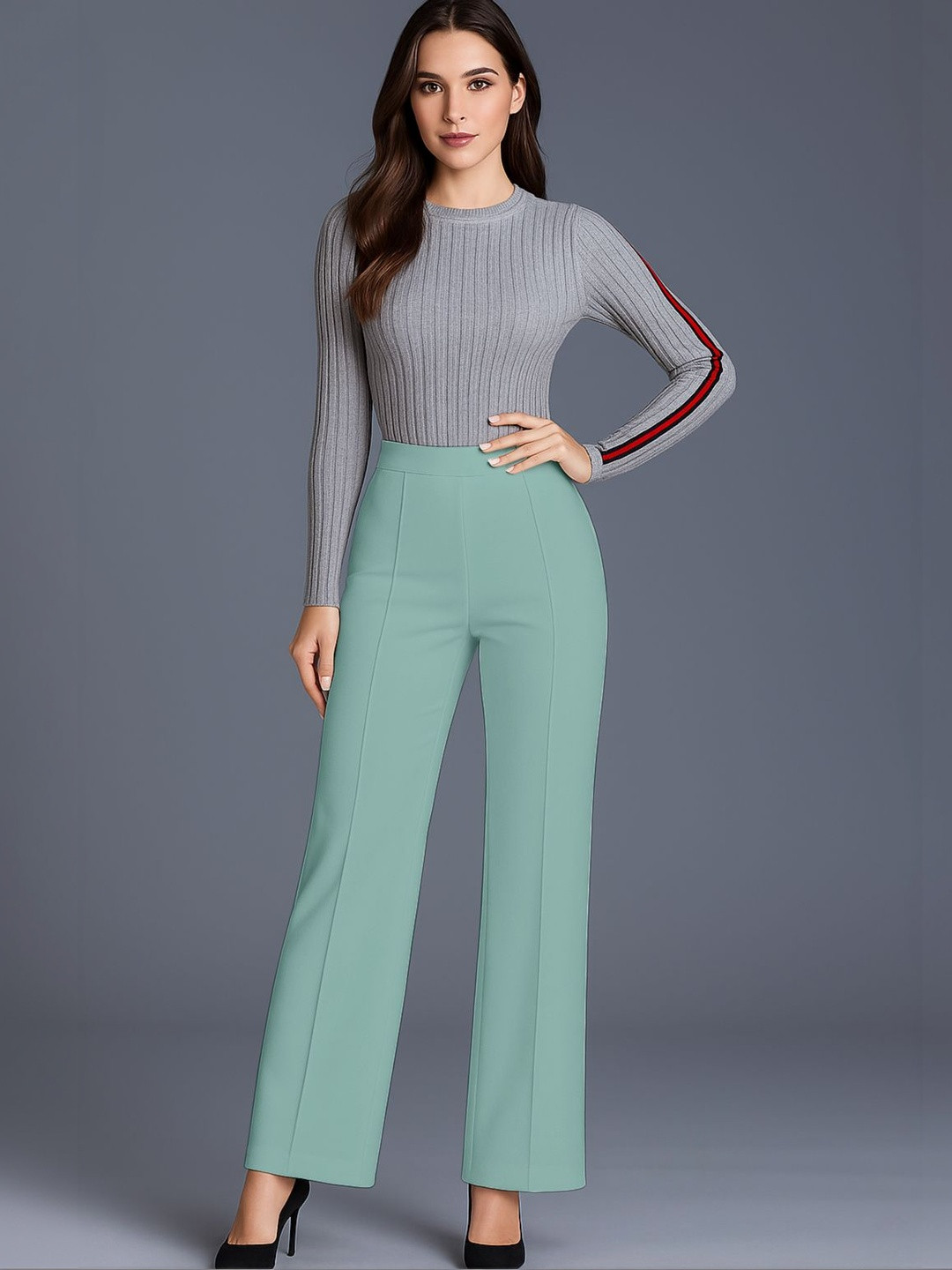 SWADESI STUFF Women Relaxed Easy Wash Trousers