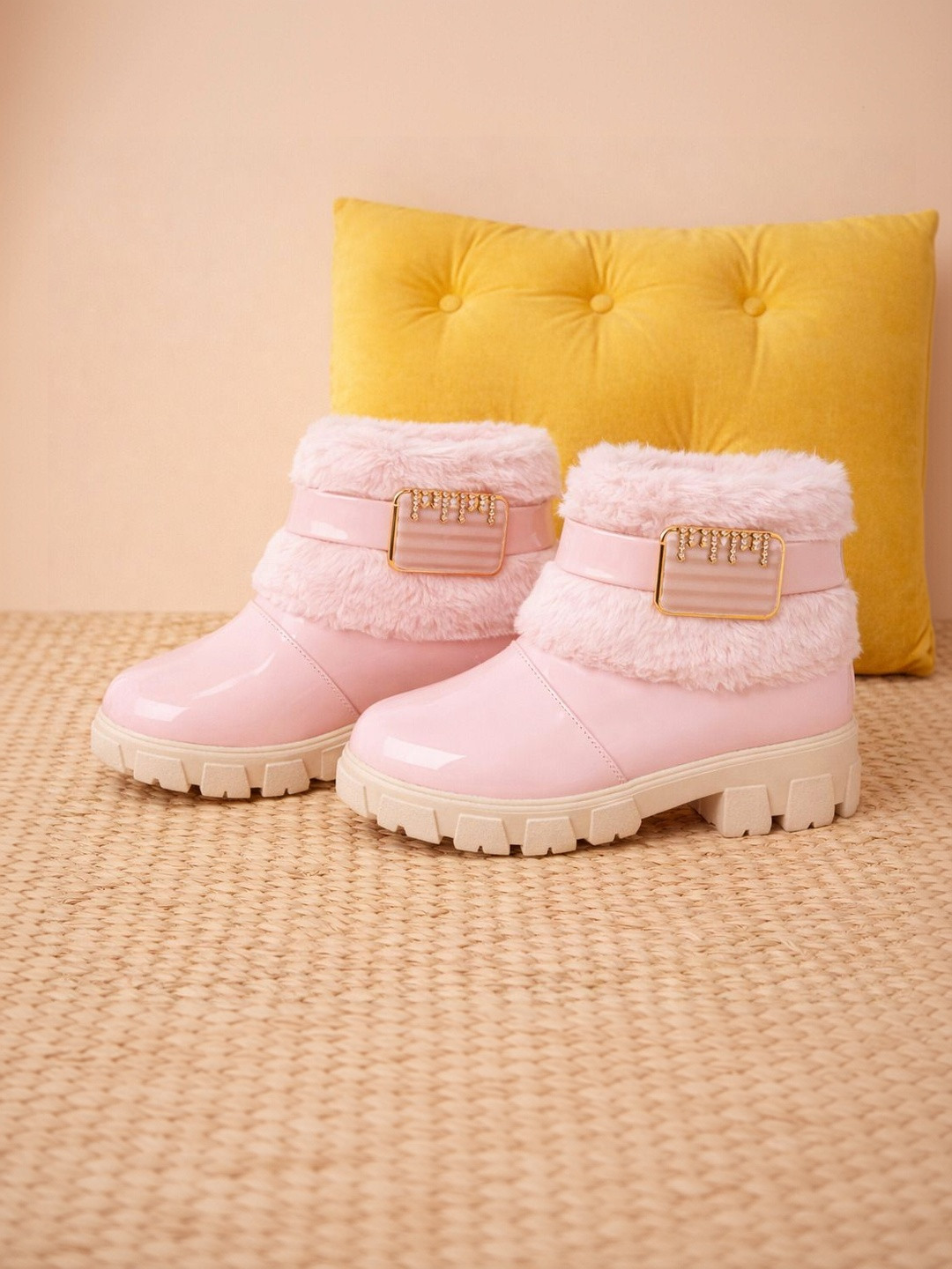 CST Lifestyle Girls Casual Block-Heeled Winter Boots