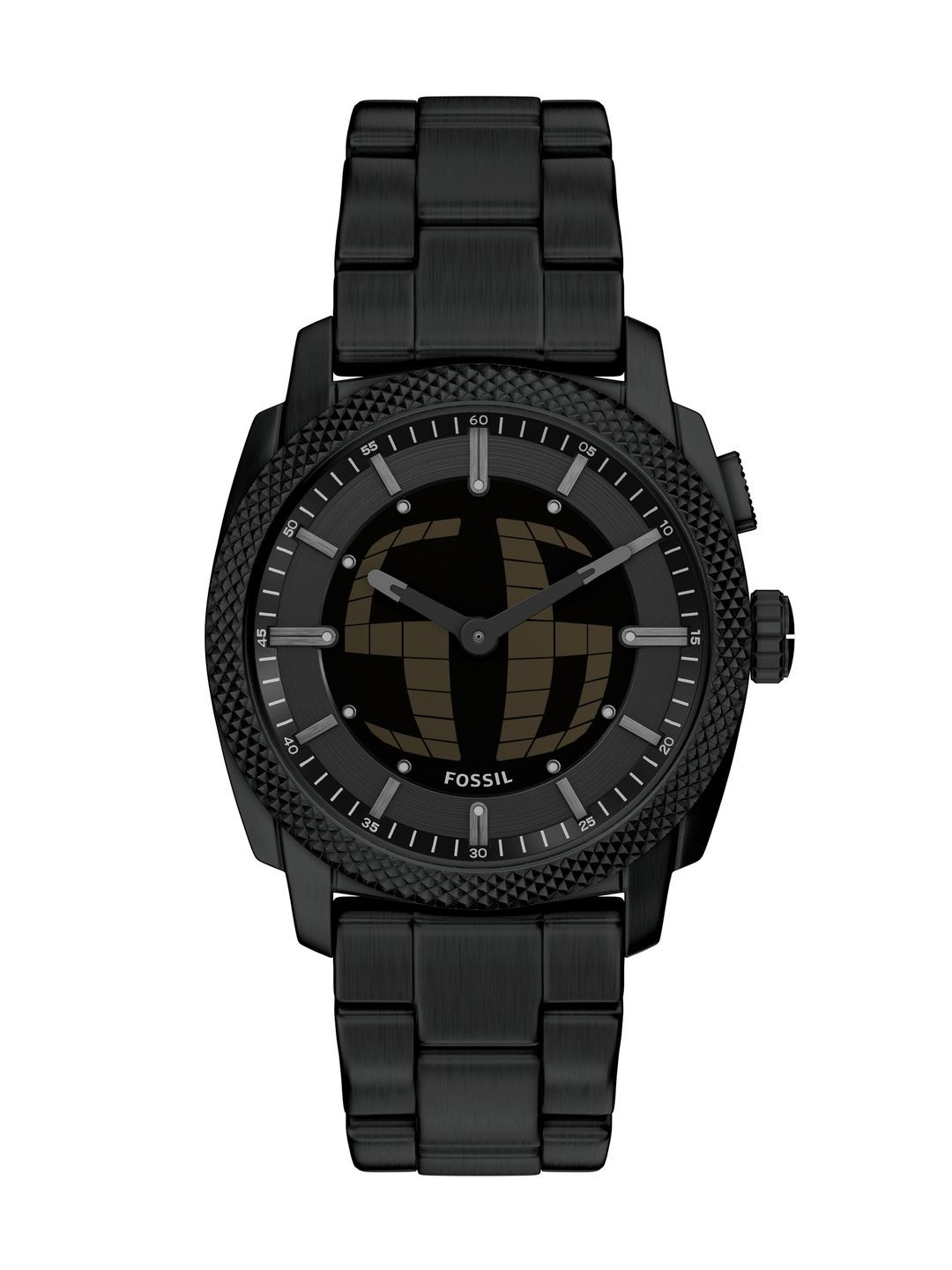 Fossil Men Dial & Stainless Steel Bracelet Style Straps Analogue Watch FS6156