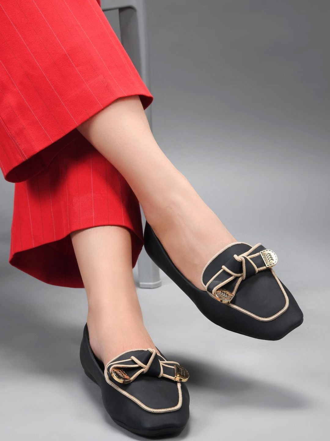 JodyHub Women Open Toe Ballerinas with Buckles