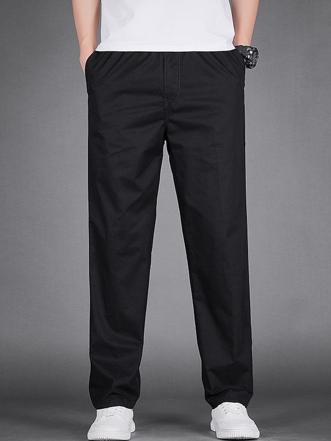 Suo Men Wrinkle Free Trousers