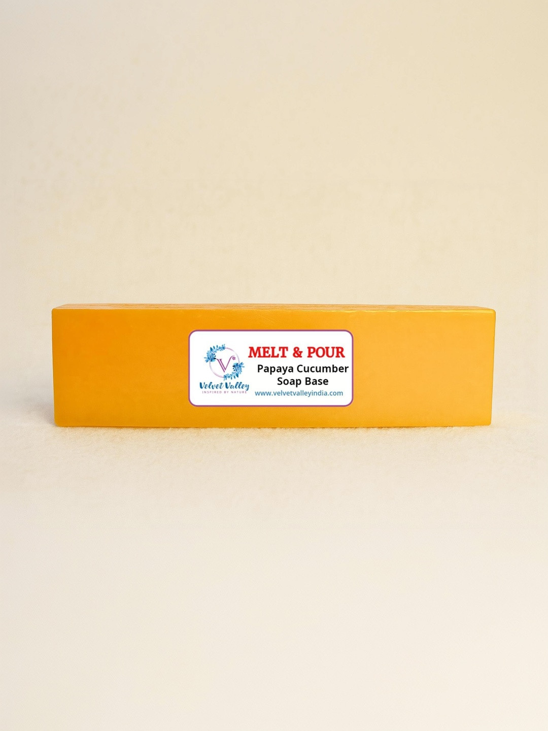 VELVET VALLEY Papaya Cucumber Soap Base - 1 kg