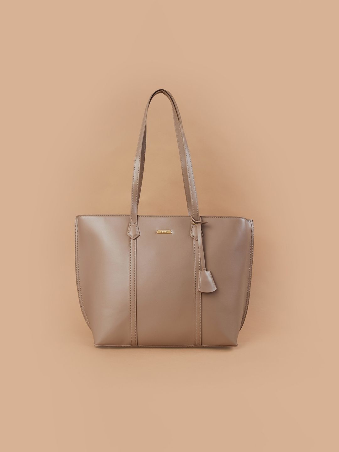 CODE by Lifestyle Solid Multi Compartment Large Shopper Tote Bag