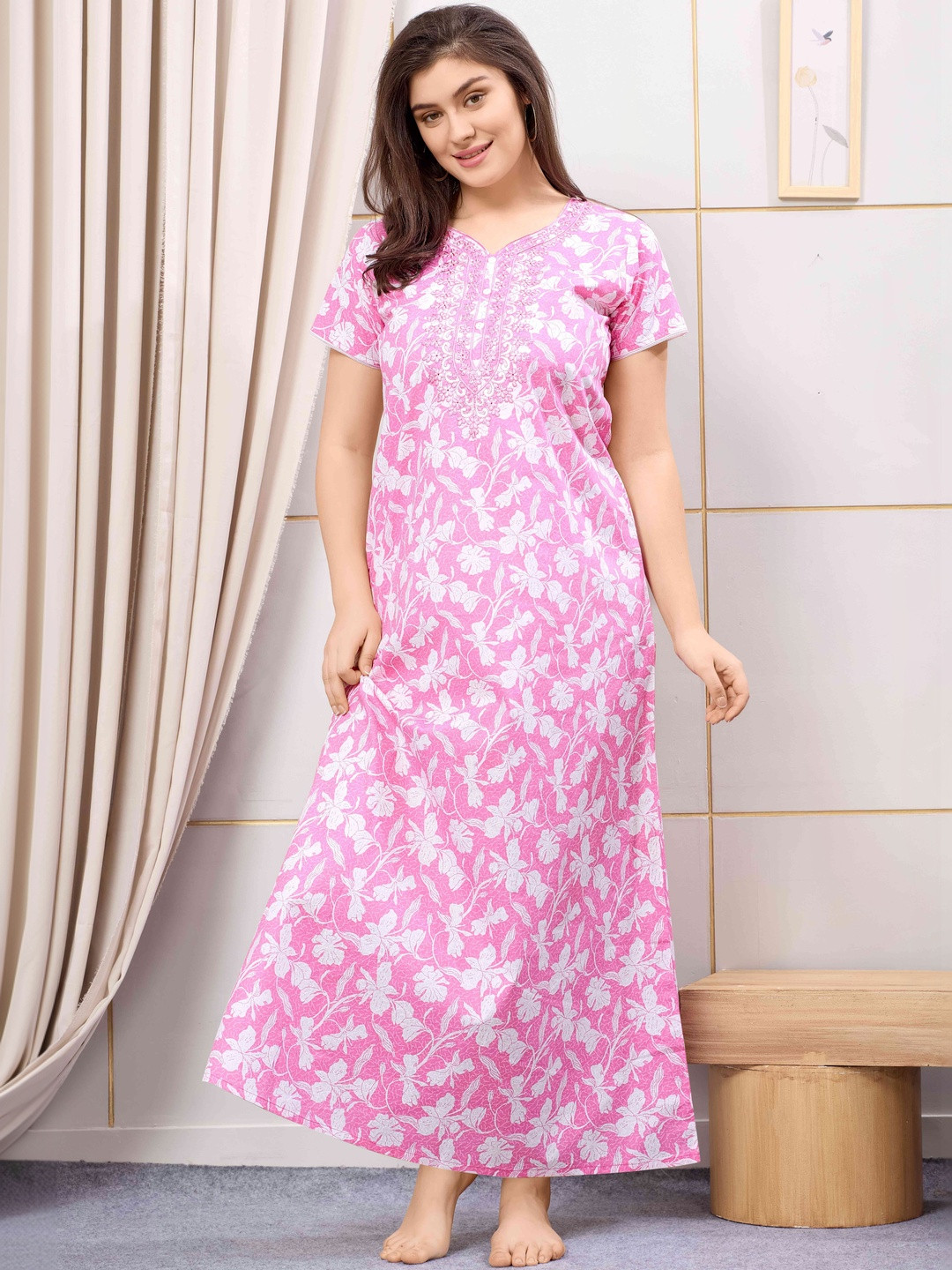 ETC Printed Maxi Nightdress