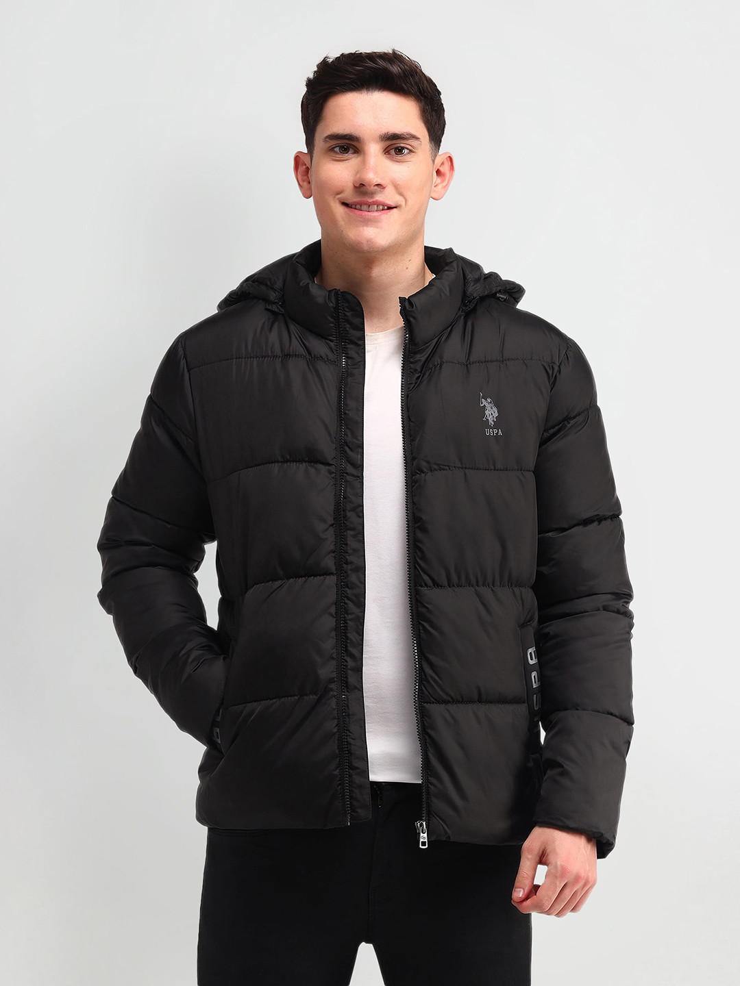 U.S. Polo Assn. Denim Co. Hooded Padded Jacket