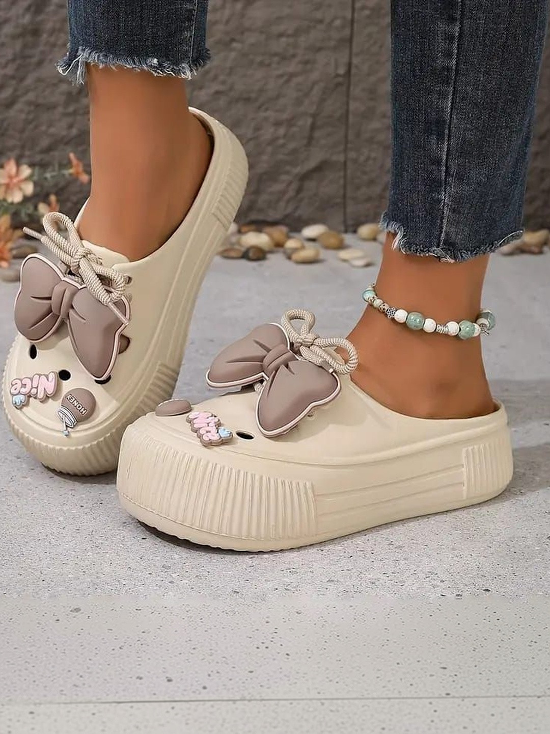 T-Rock Women Embellished Slip-On