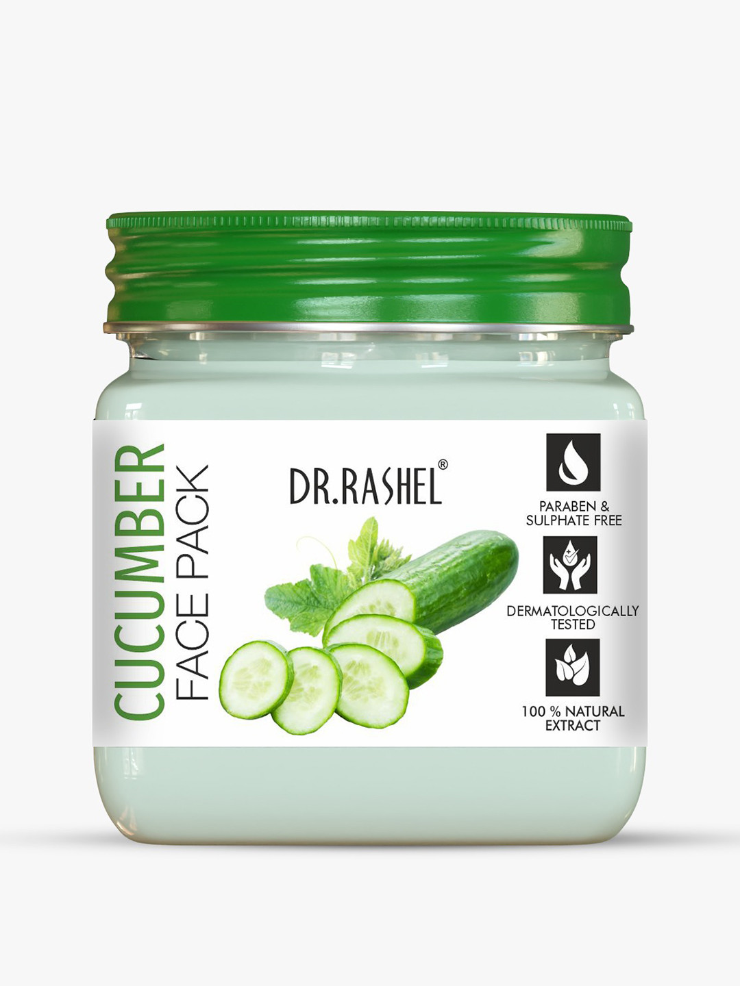 DR.RASHEL Cucumber Face Pack for Deep Cleansing - 380ml