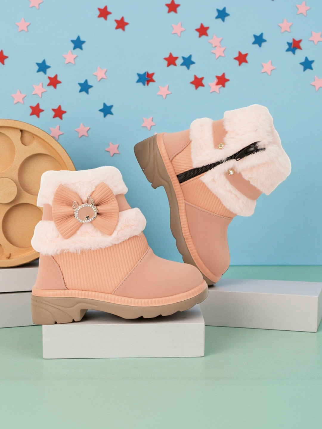 Freeplay Girls Round Toe Fashion Boots