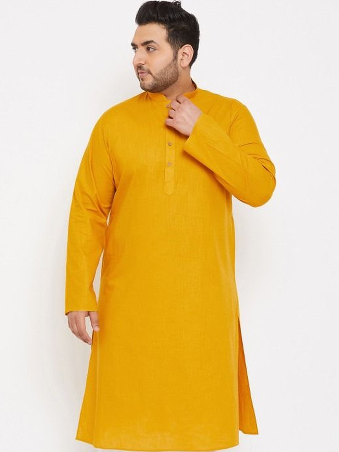 PRINTCULTR Men Regular Pure Cotton Kurta with Churidar