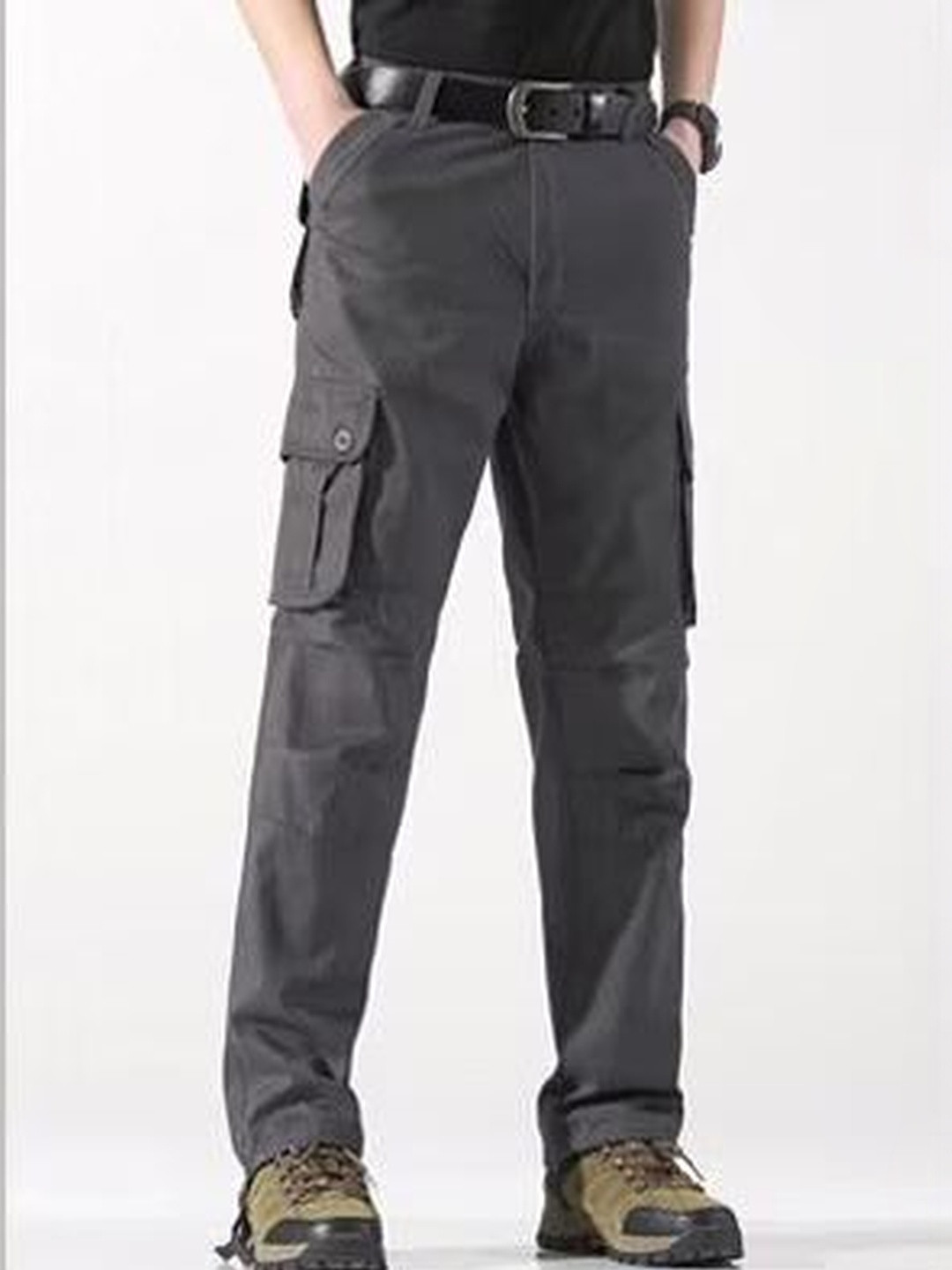 Suo Men Easy Wash Cargos Trousers