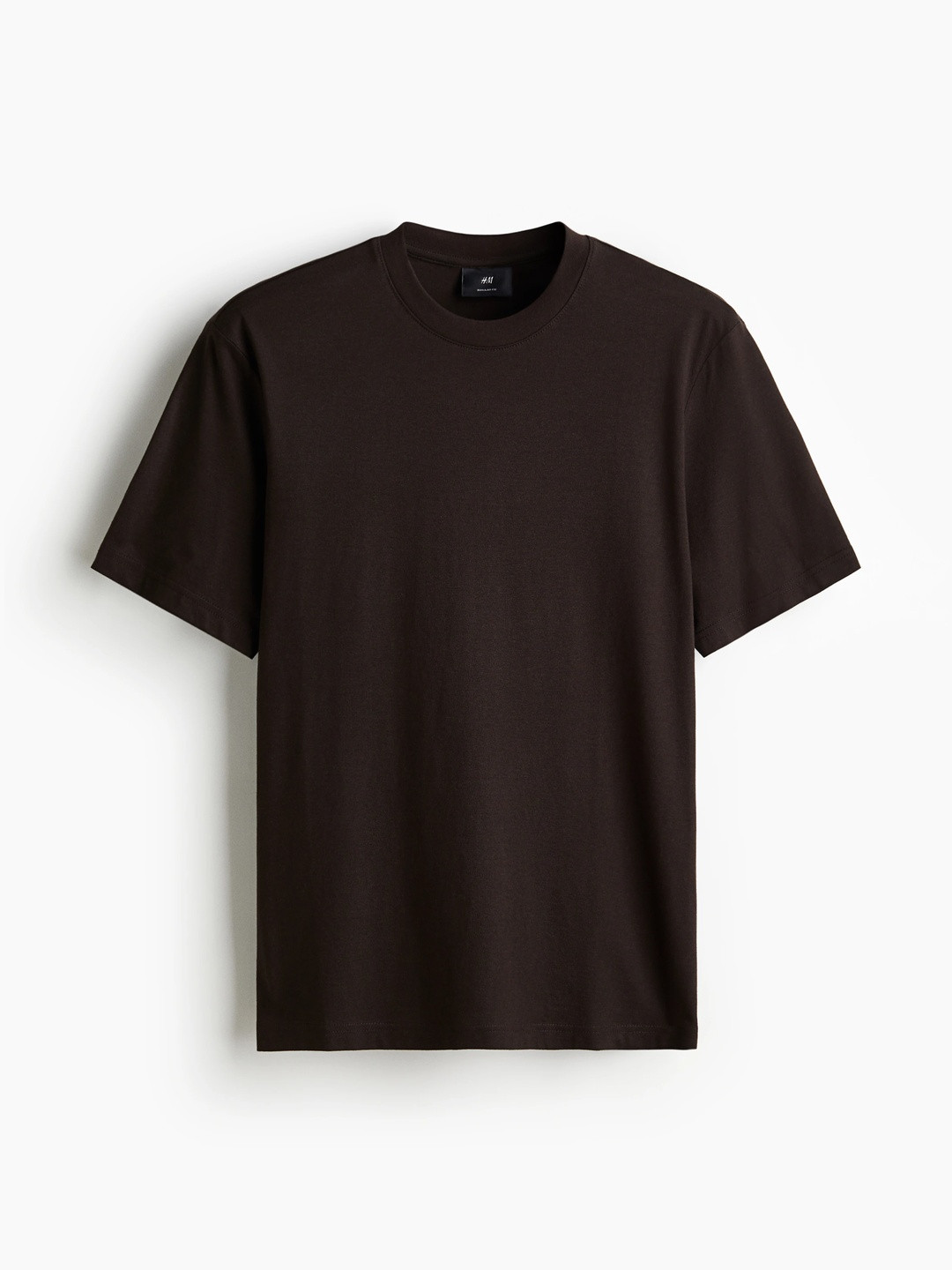 H&M Pure Cotton Regular Fit Round-Neck T-shirt