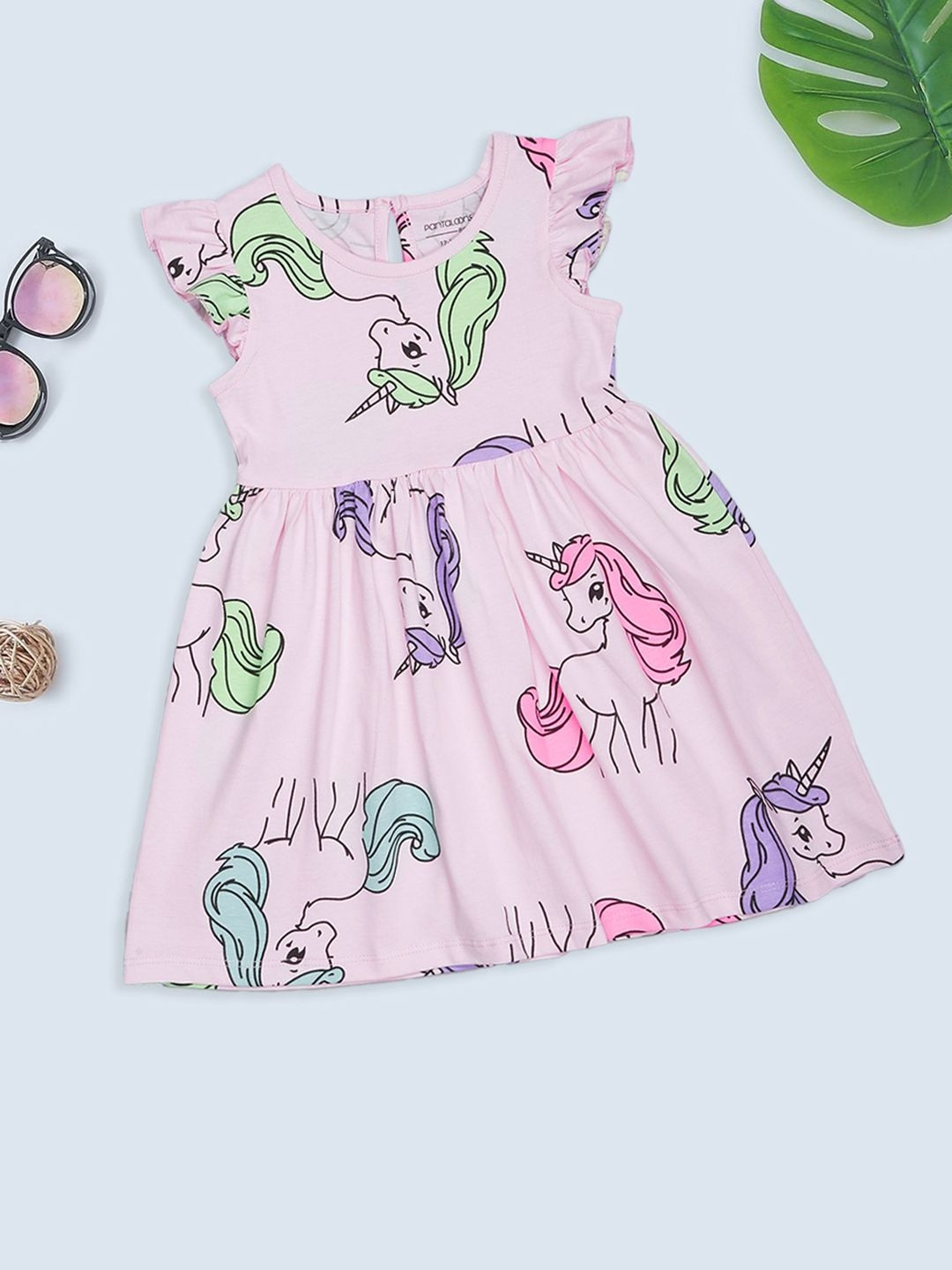 Pantaloons Baby Print Fit & Flare Dress
