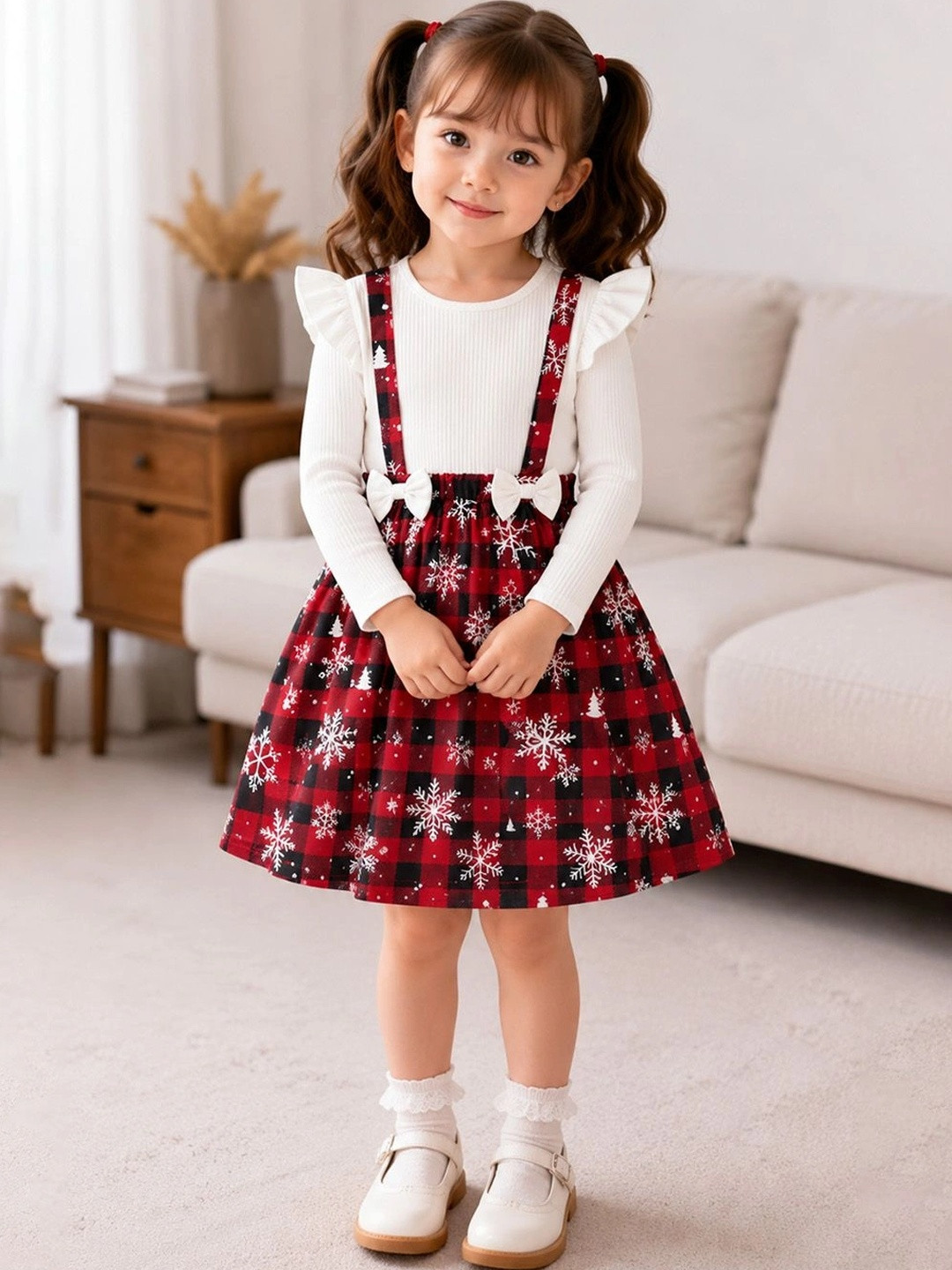 YK Print A-Line Dress