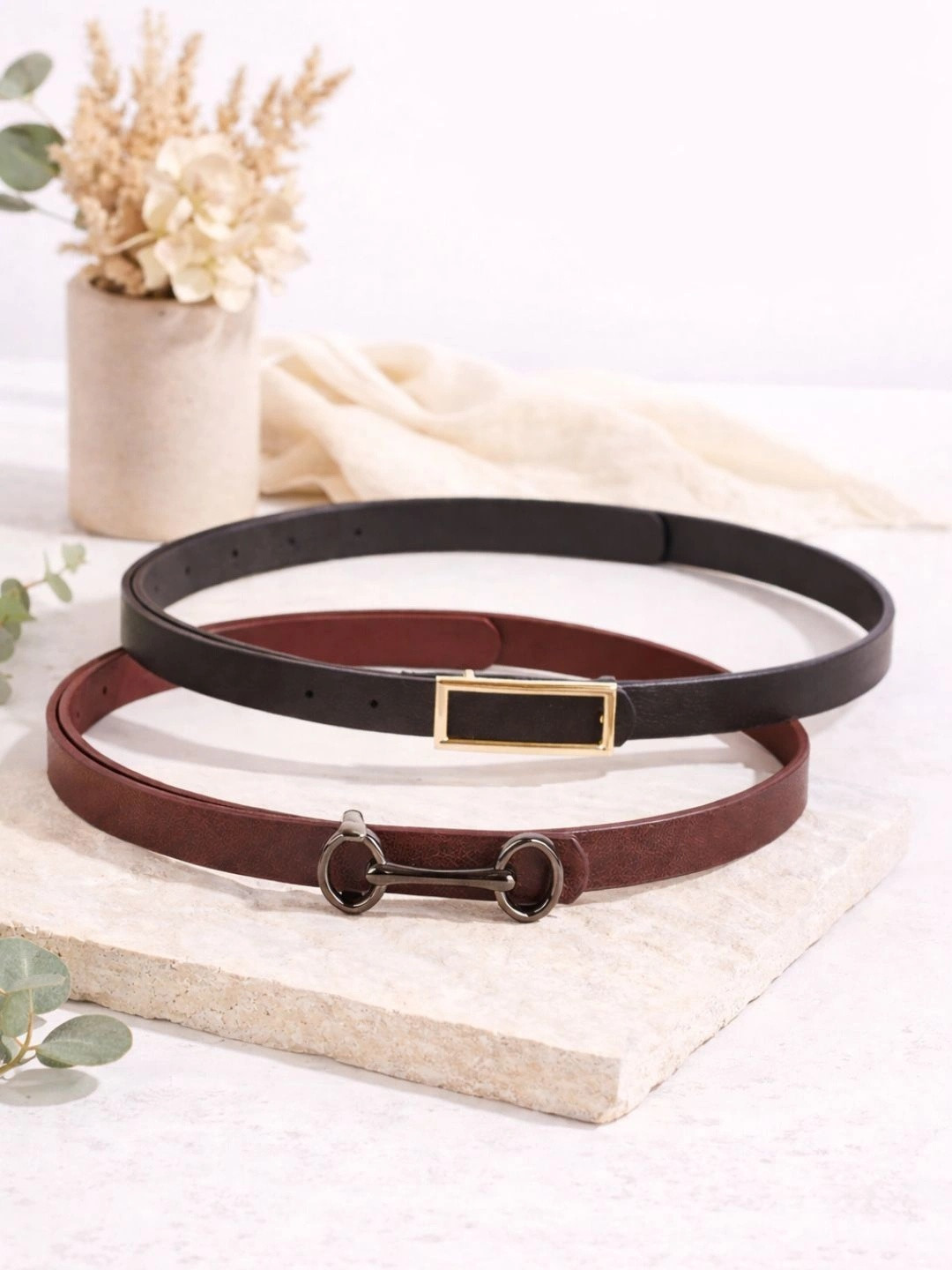 CRUSSET Women Set Of 2 Belt