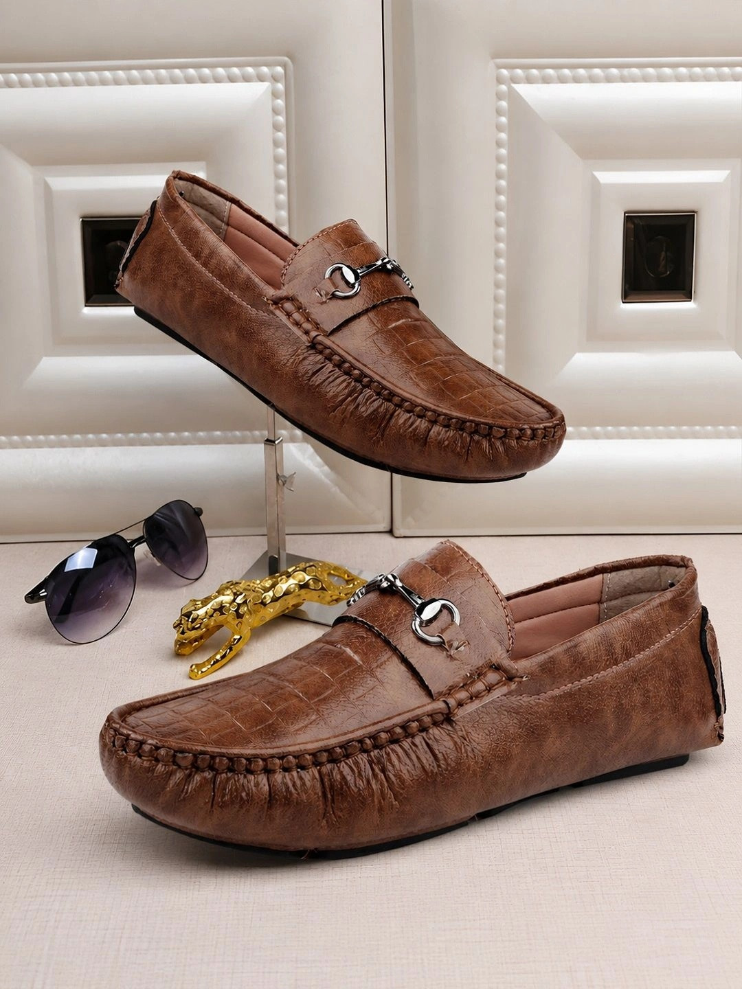 Bxxy Men Round Toe Driving Shoes