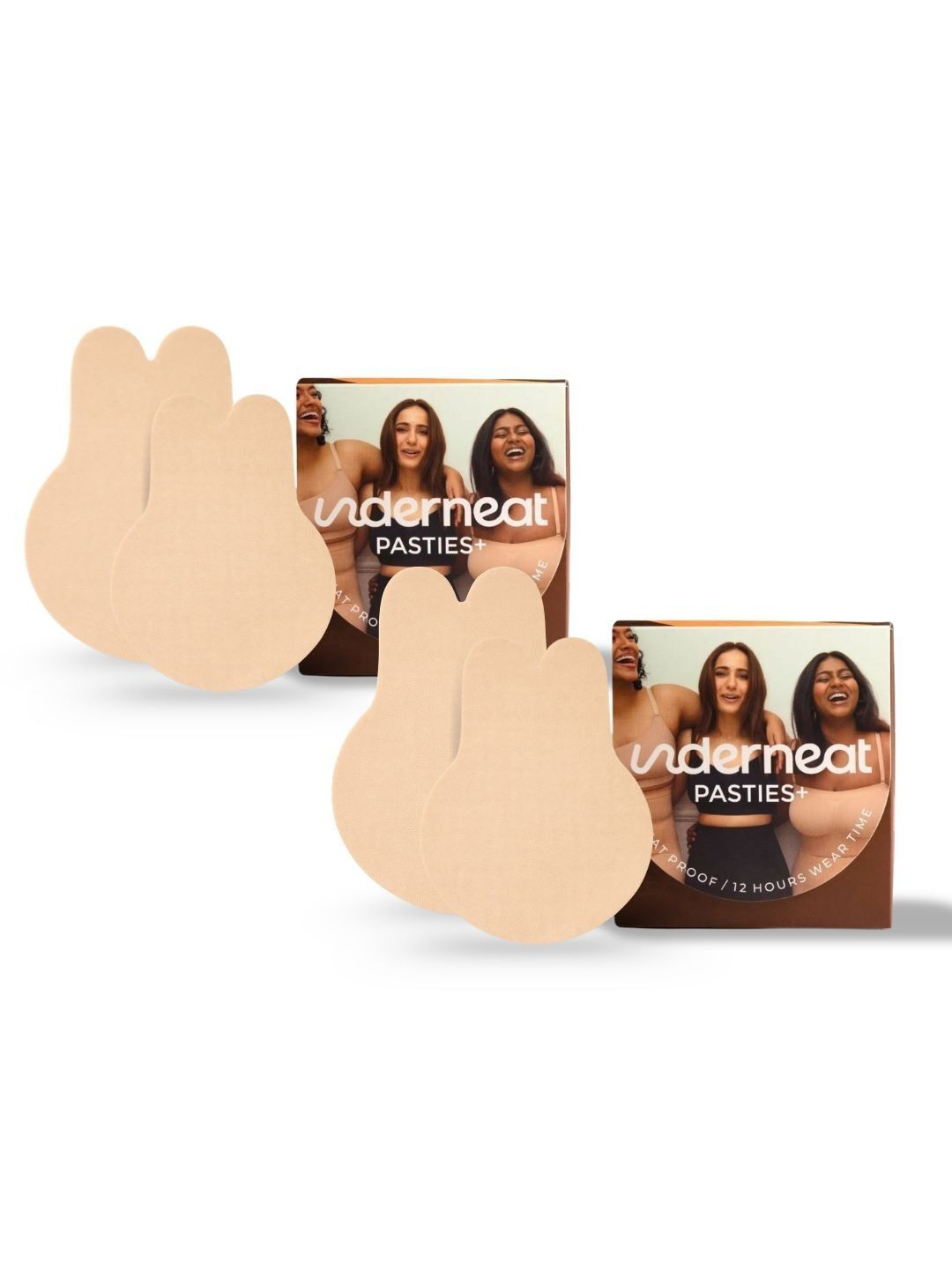 Underneat Pack Of 2 Sweat Proof Stick-On Lingerie accessories