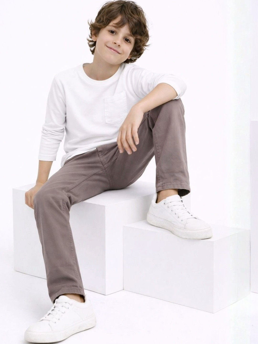 ZAB- ZEN ALPHA BETA Boys Regular Fit High-Rise Jeans