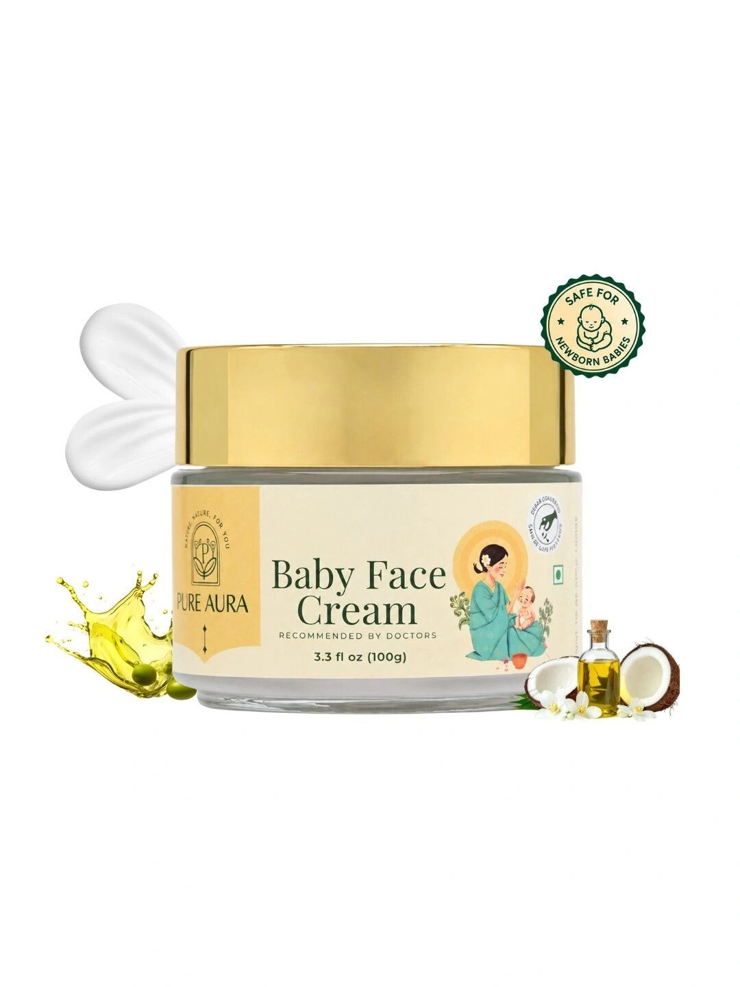 Pure Aura Baby Face Cream - 100 g